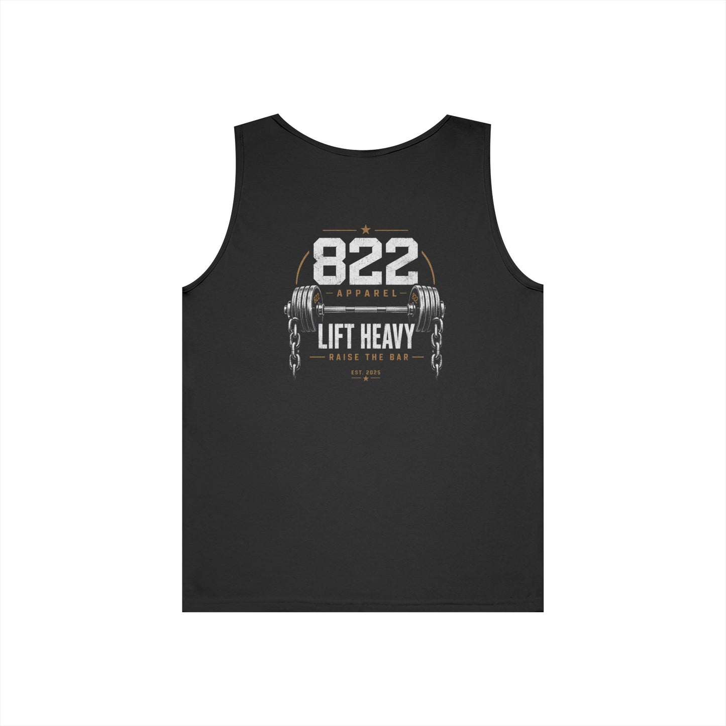822 Lift Heavy Tank Top — Men’s Gym Workout Muscle Tank