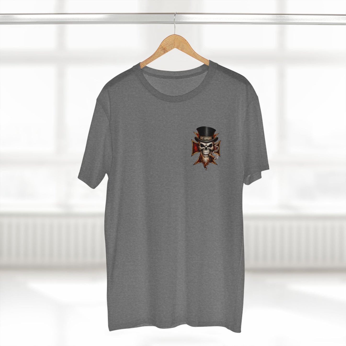 Skull Top Hat Tee — 822 Apparel Graphic T‑Shirt