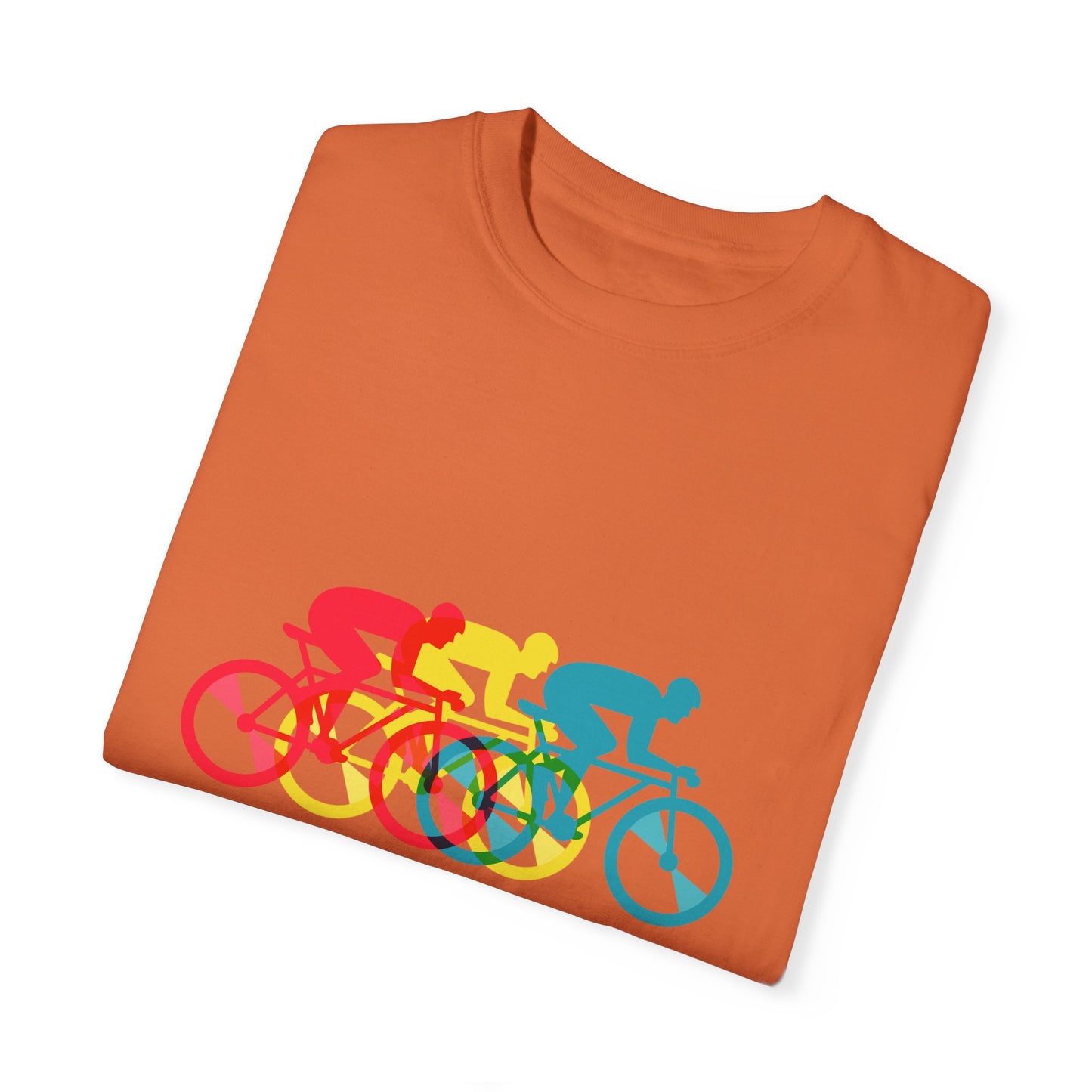 Colorful Cycling Unisex T-Shirt - Perfect for Bike Enthusiasts