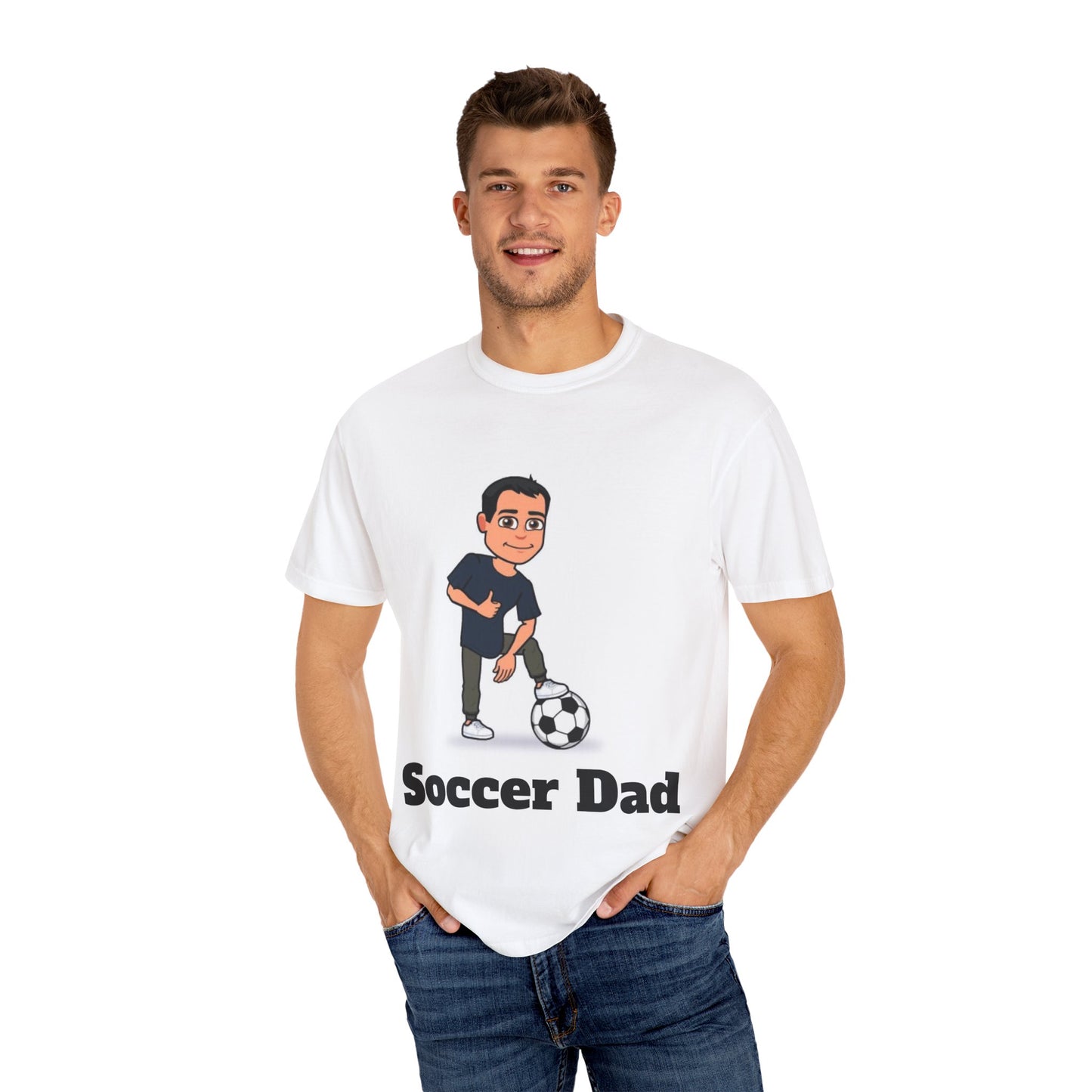 Soccer Dad T-Shirt - Unisex Garment-Dyed Tee for Soccer Fans
