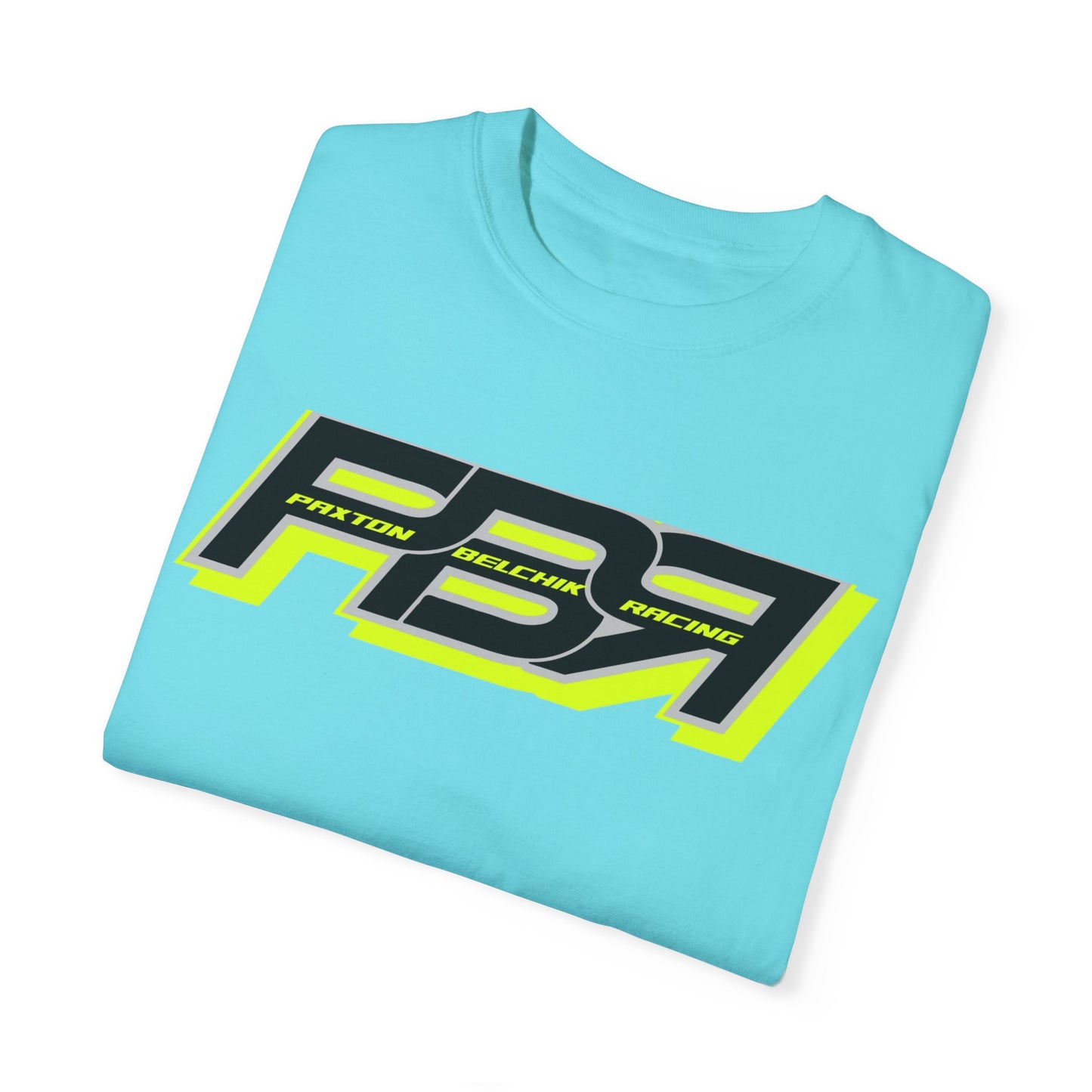 PBR Unisex Garment-Dyed Racing T-Shirt with Bold Graphics