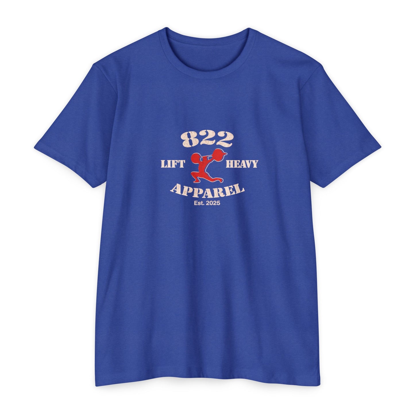 822 Lift Heavy Apparel T-Shirt — Weightlifting Gym Tee