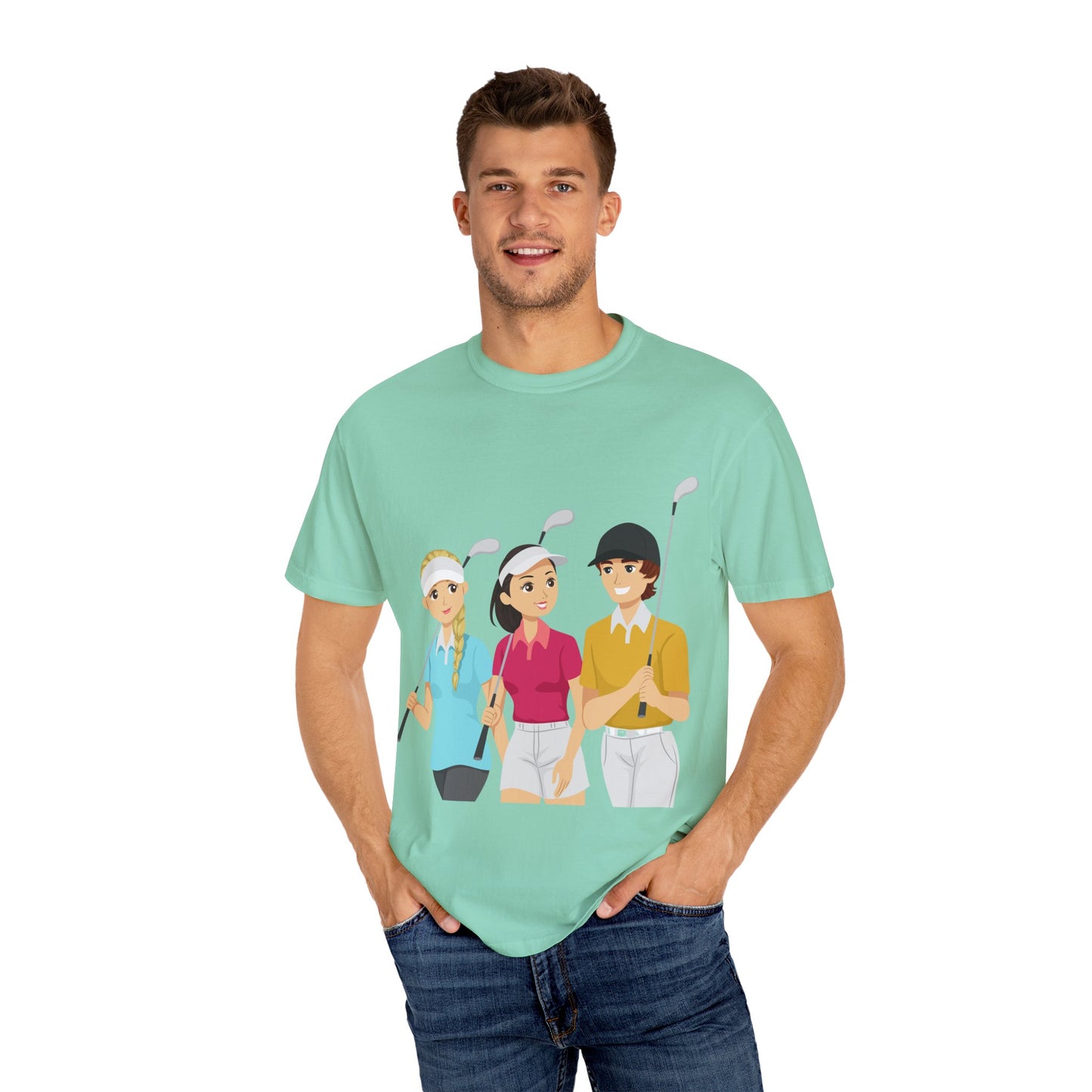 Women's Golf Vibes Garment-Dyed T-Shirt - Perfect for Golf Lovers!