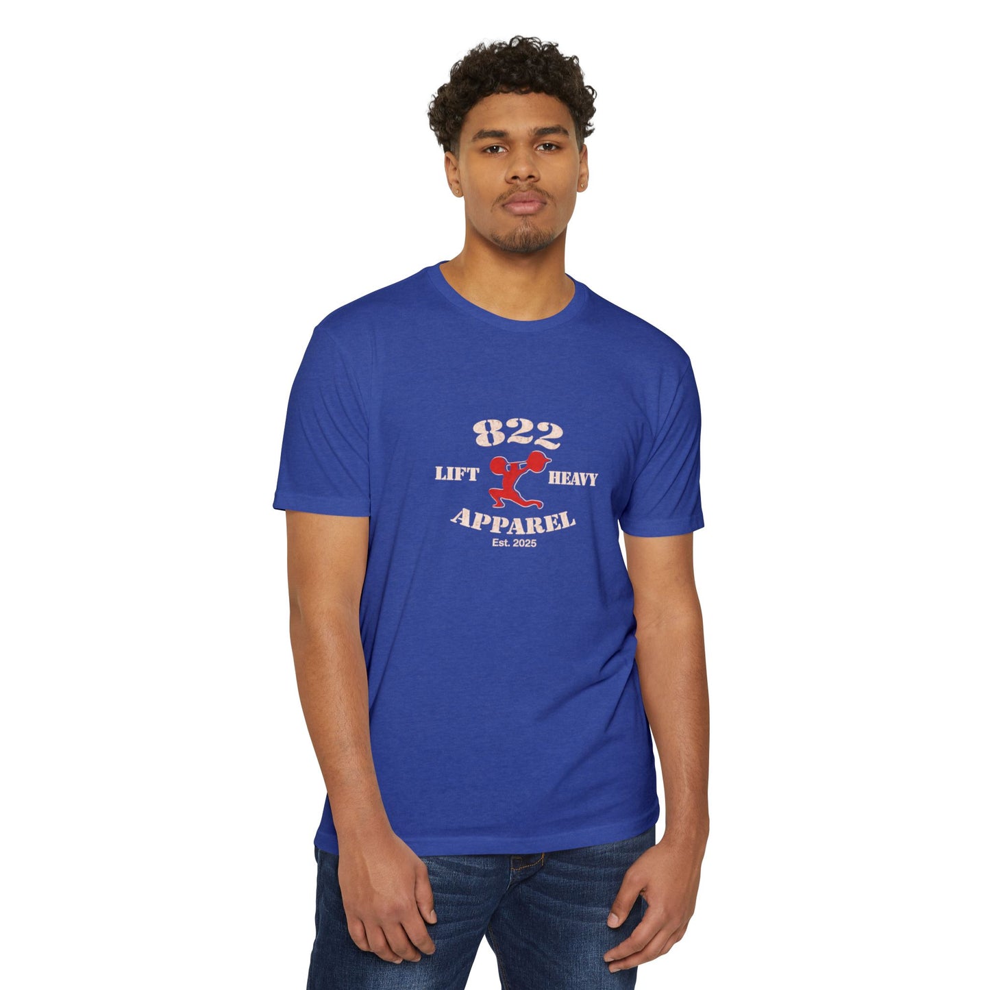 822 Lift Heavy Apparel T-Shirt — Weightlifting Gym Tee