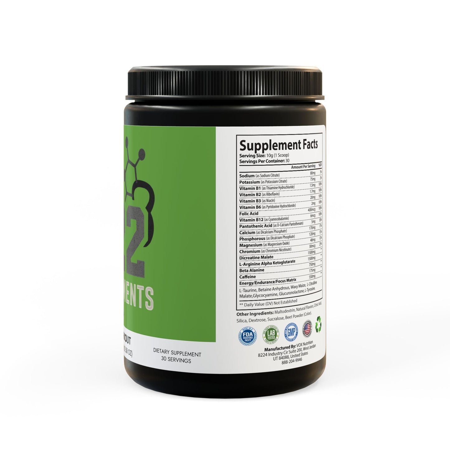 Pre-Workout Supplement, Watermelon (300g, 10.58oz)