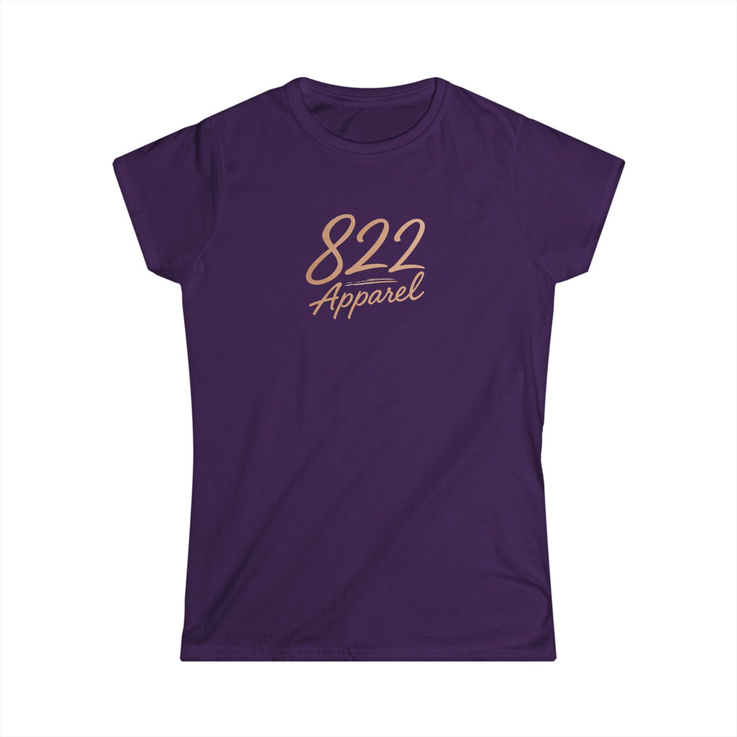 822 Apparel Women's Softstyle Tee - Minimal Logo Graphic T-Shirt