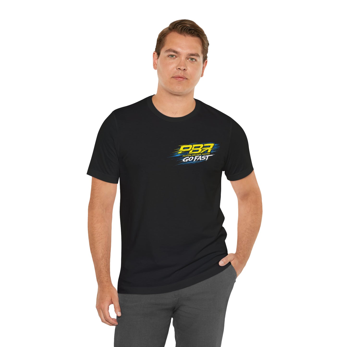 Racing Team Graphic Tee — 'PBA' Retro Motorsports T‑Shirt