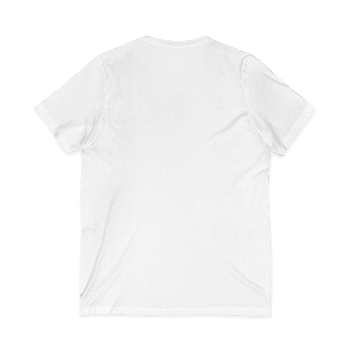 V-Neck Tee “Eight Twenty-Two” Script — Minimal Rose Gold Date Shirt