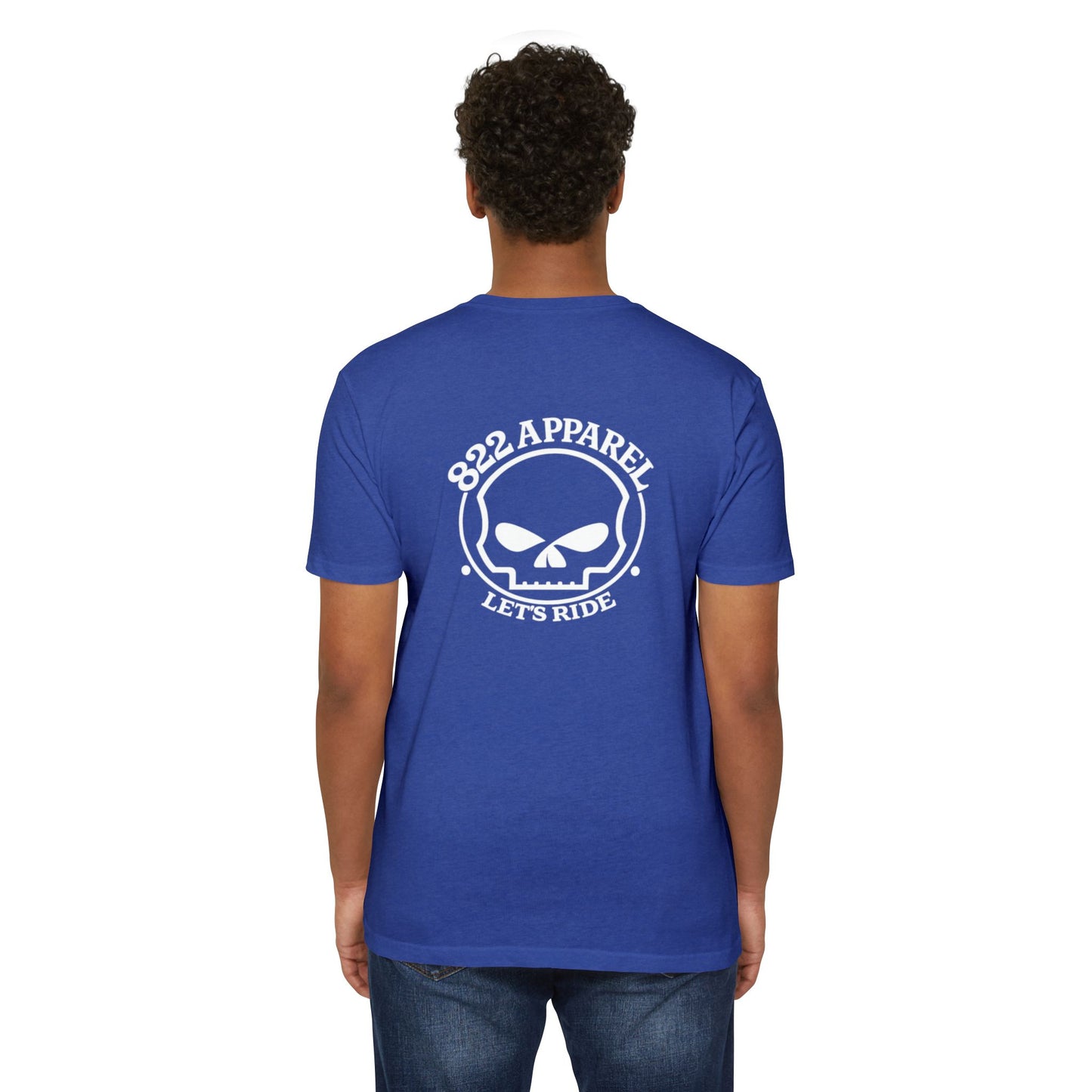 Skull Logo "822 Apparel - Let's Ride" T-Shirt