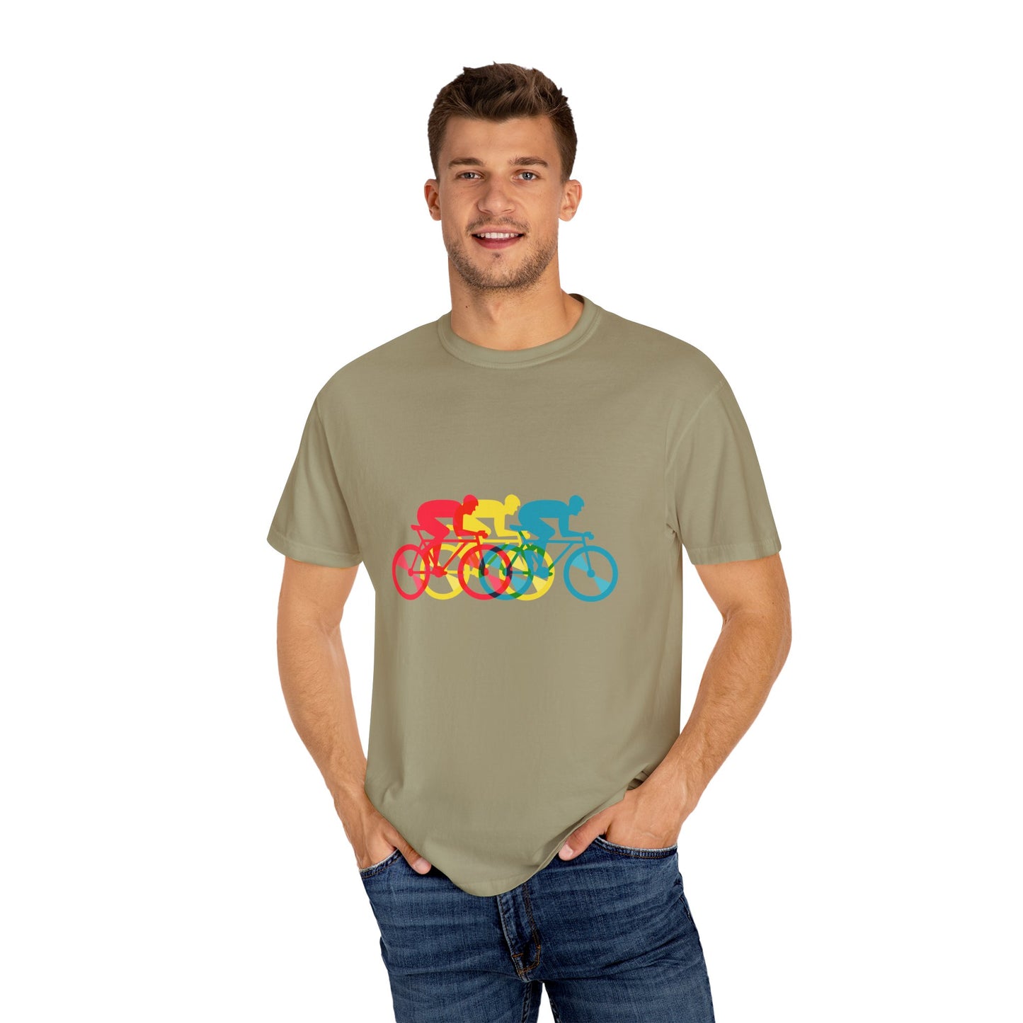 Colorful Cycling Unisex T-Shirt - Perfect for Bike Enthusiasts
