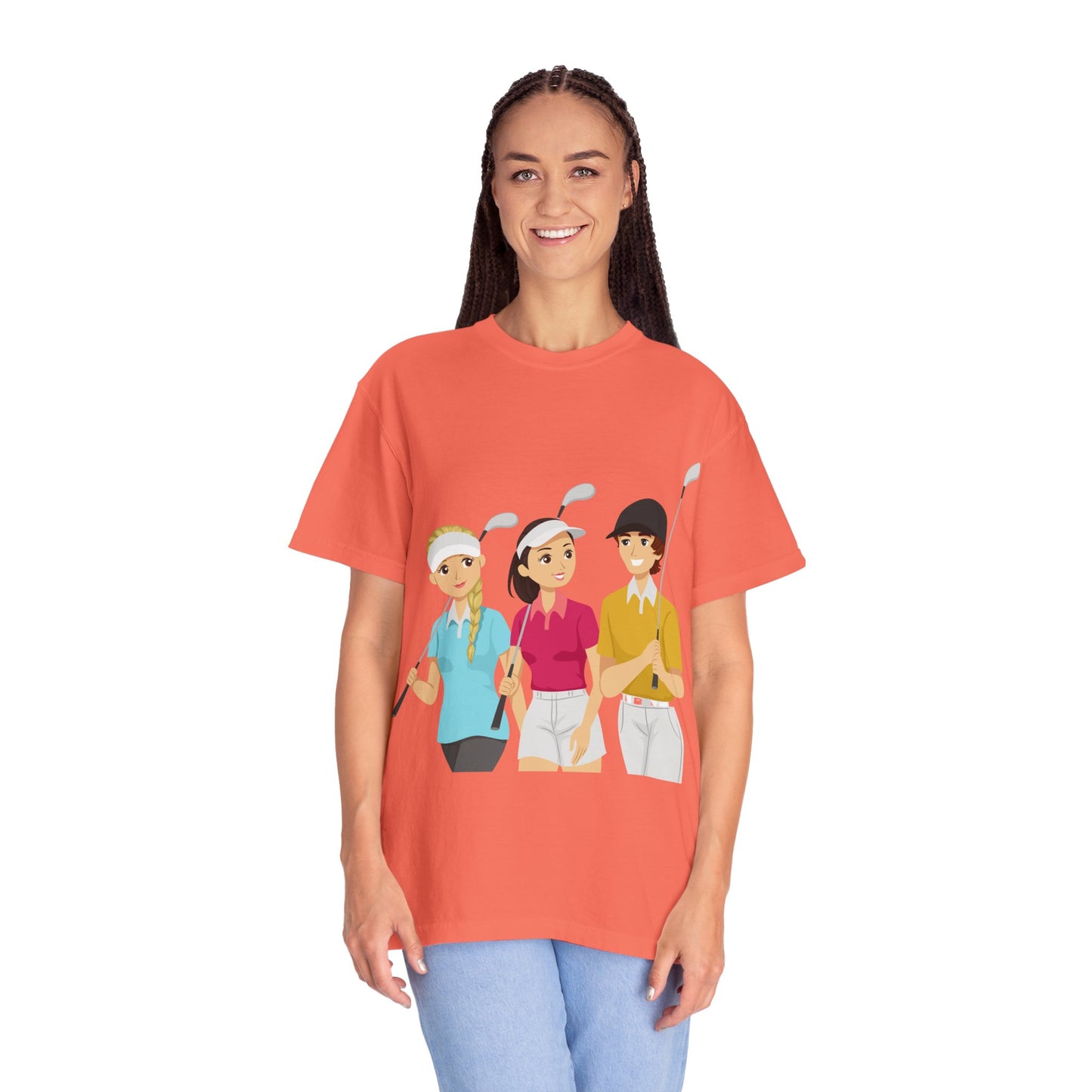 Women's Golf Vibes Garment-Dyed T-Shirt - Perfect for Golf Lovers!