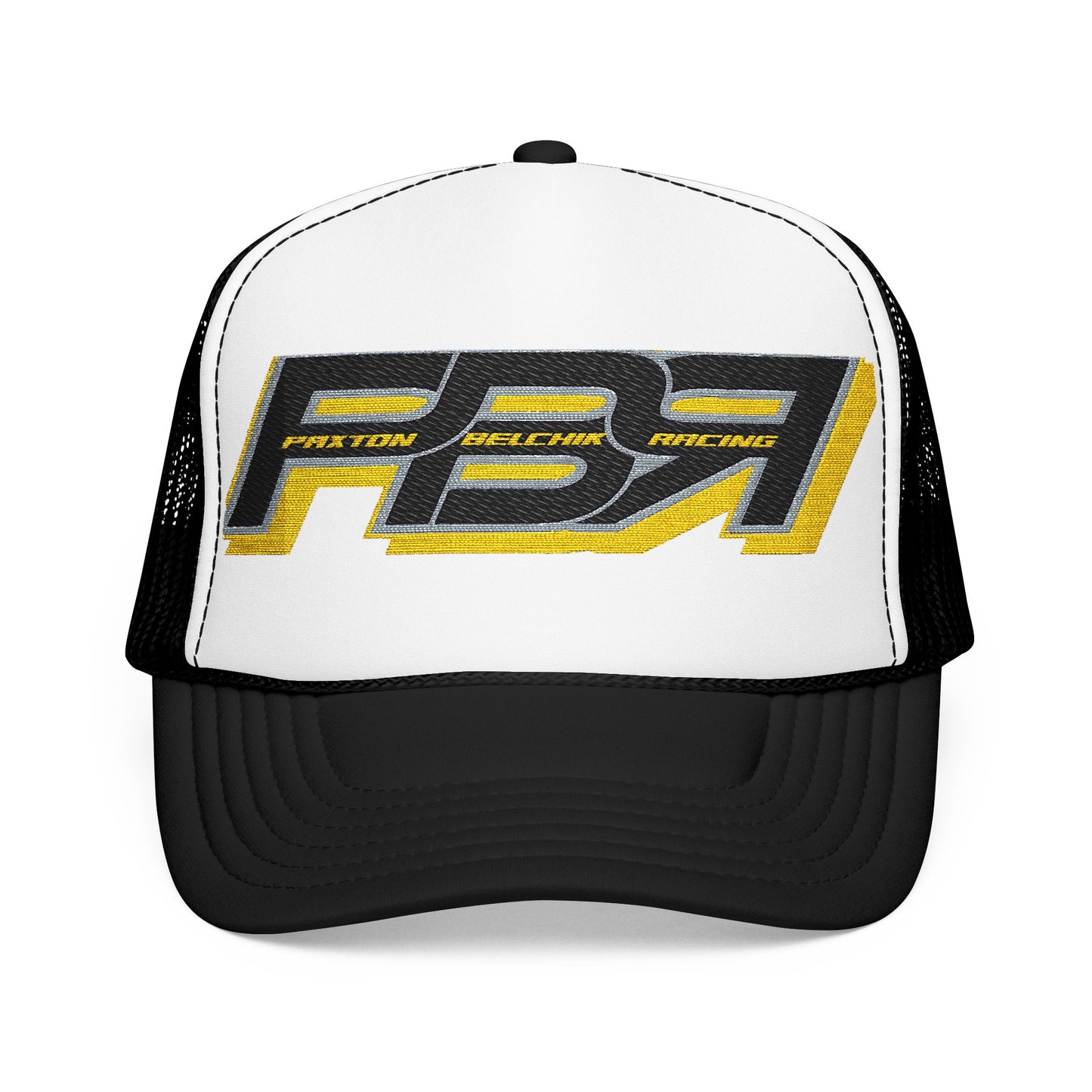 Racing Foam Trucker Hat with Embroidered PB7 Logo
