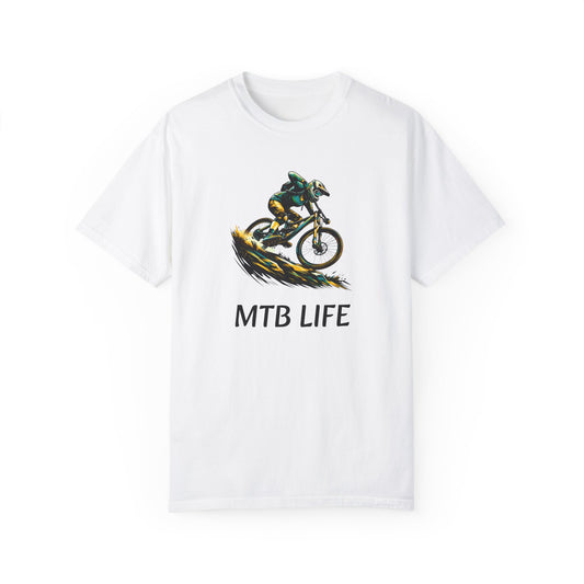 Unisex Garment-Dyed T-Shirt - MTB Life & 822 Apparel Designs for Active Lifestyles