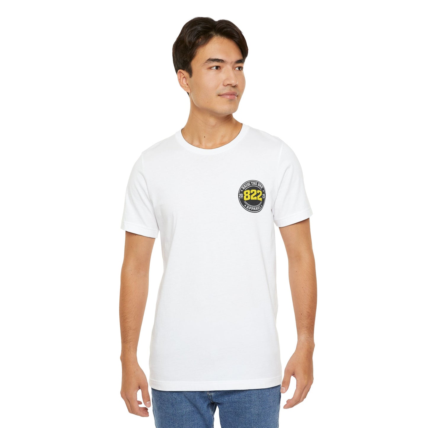 T-Shirt — 'Raise The Bar 822 Apparel' Vintage Athletic Logo Tee