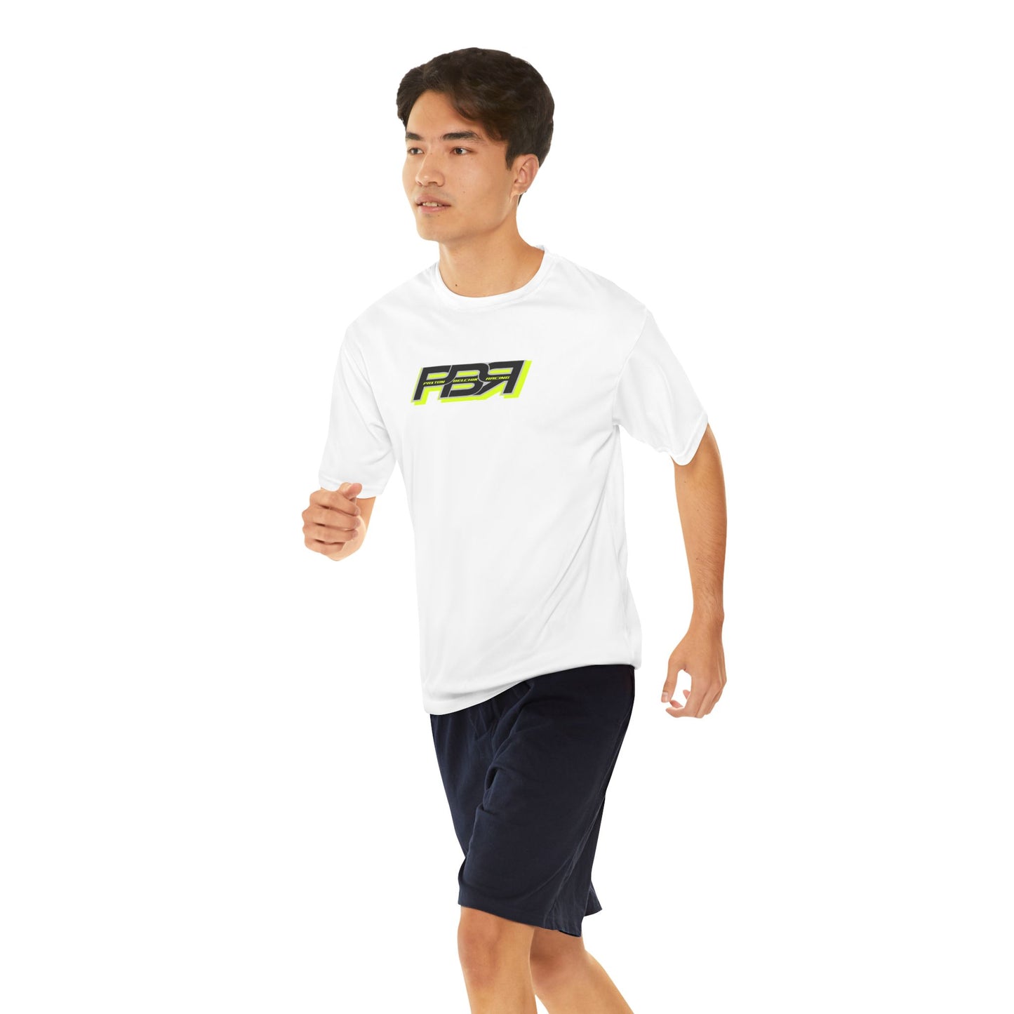 PBR Men's Performance T-Shirt with Bold Racing Design