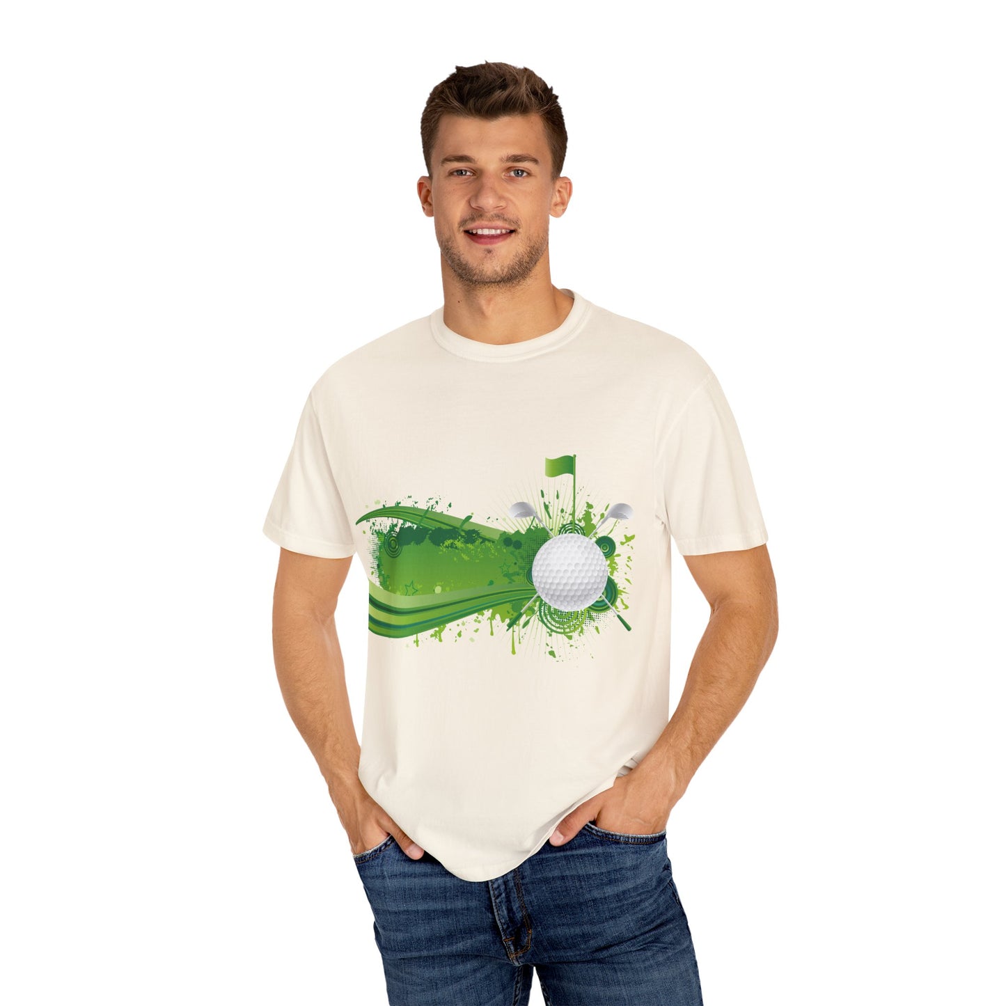 Golf Vibes Unisex Garment-Dyed T-Shirt - Perfect for Golf Enthusiasts