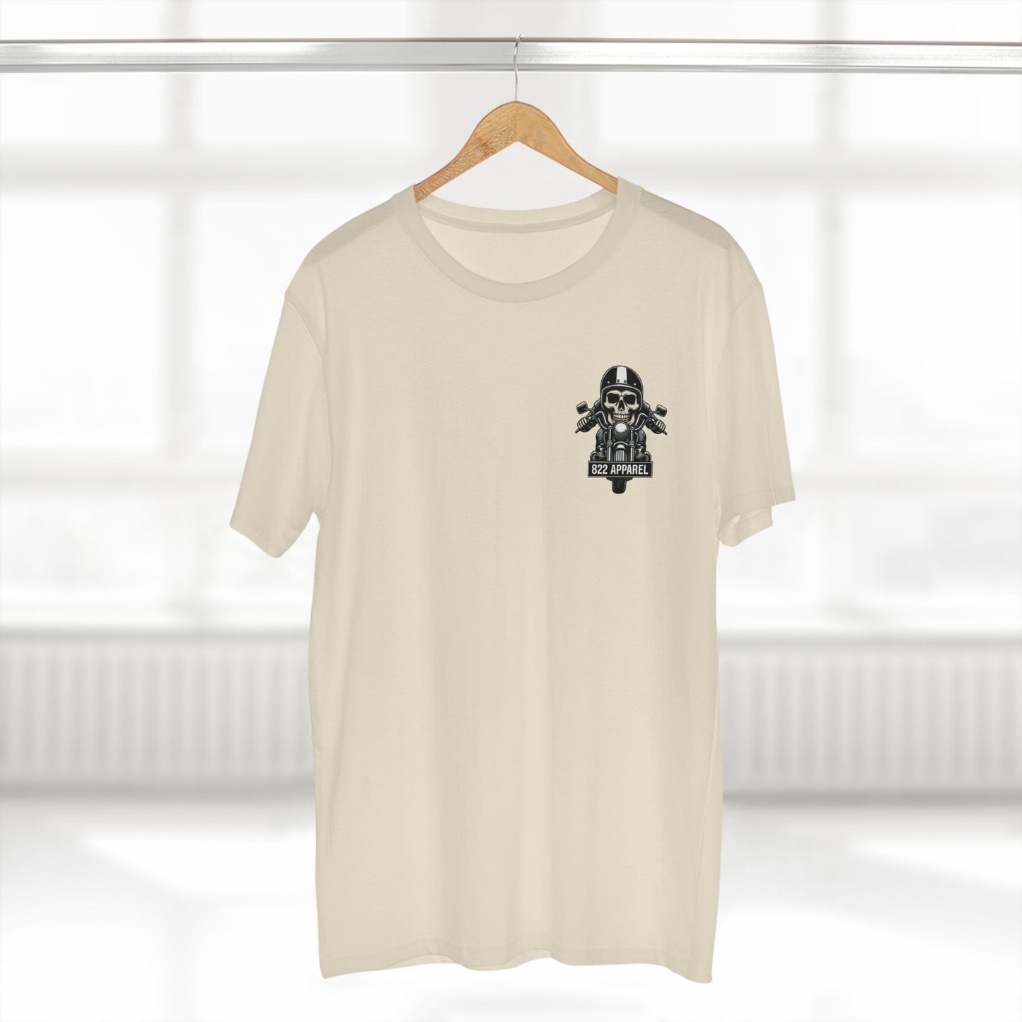 Skull Biker Tee — 822 Apparel Motorcycle Skull T-Shirt
