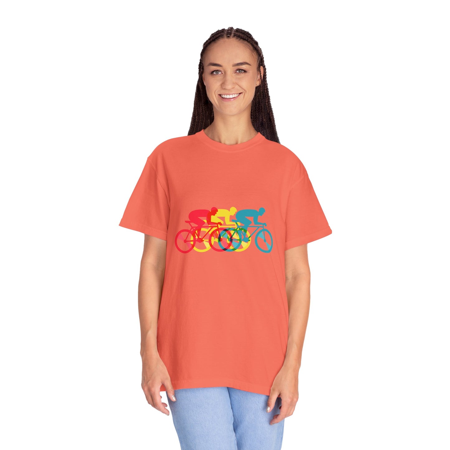 Colorful Cycling Unisex T-Shirt - Perfect for Bike Enthusiasts