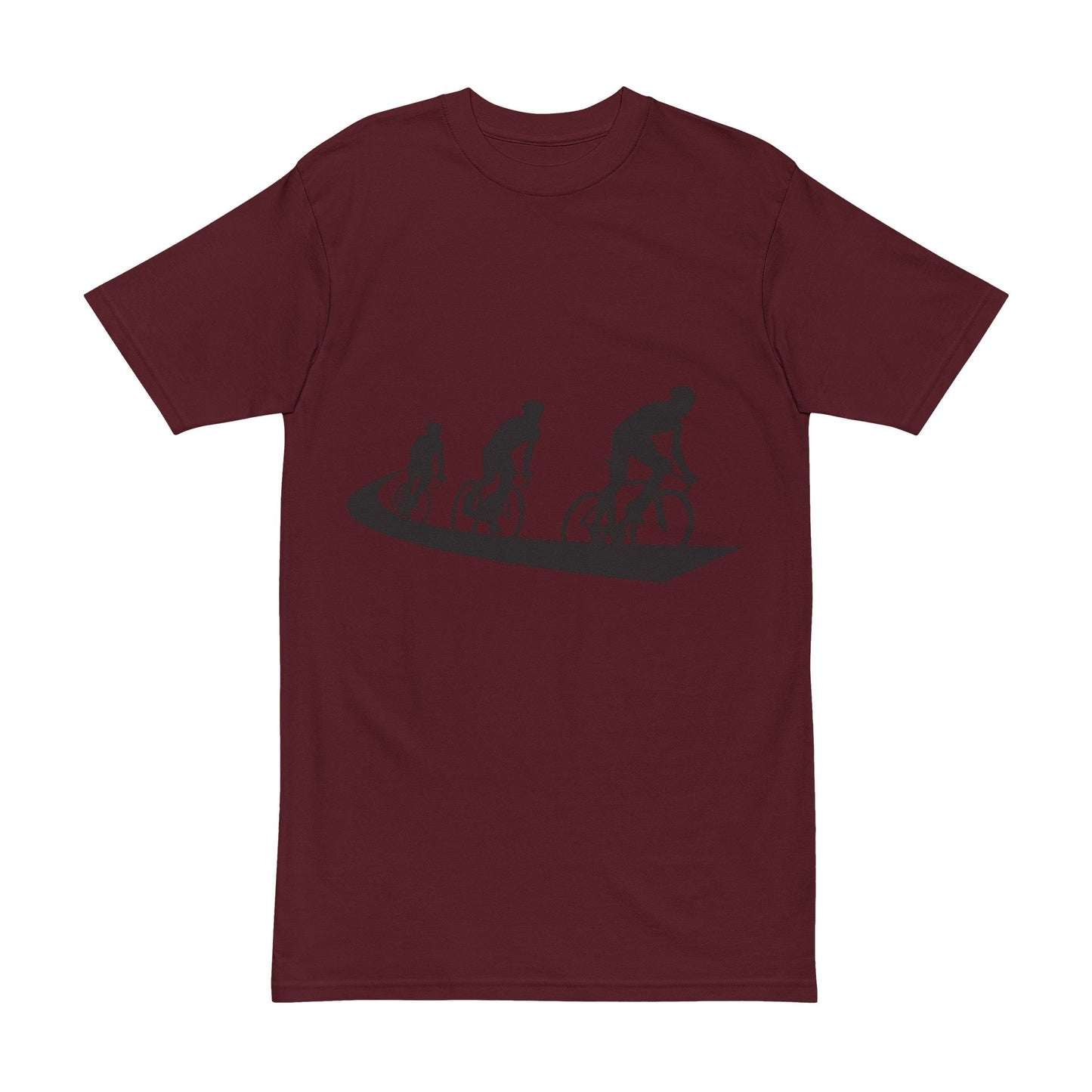 Cycling Adventure Men's Heavyweight Tee - Perfect for Bike Lovers and Outdoor Enthusiasts