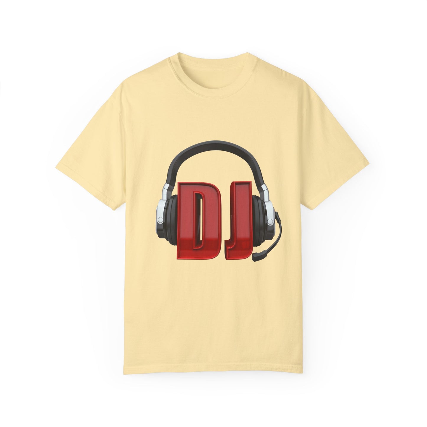 DJ Headset Graphic Unisex Garment-Dyed T-Shirt