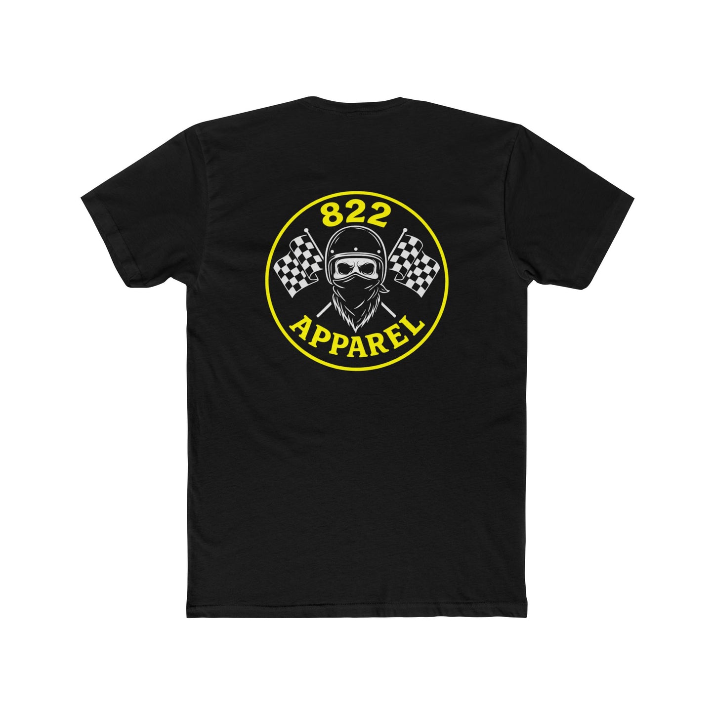 Racer Skull Tee — 822 Apparel Vintage Racing T‑Shirt