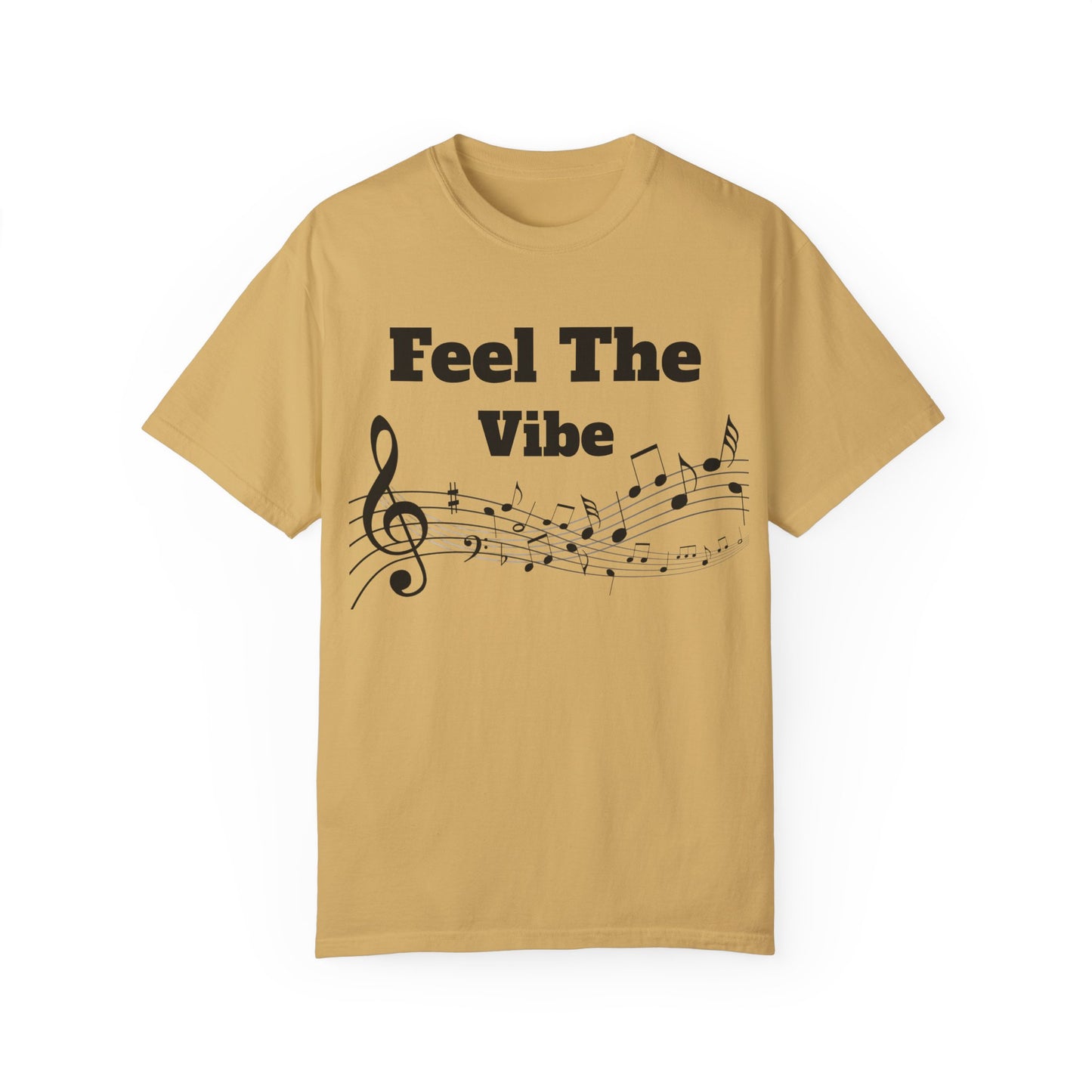 Feel The Bass Unisex Garment-Dyed T-Shirt | Music Lovers Tee