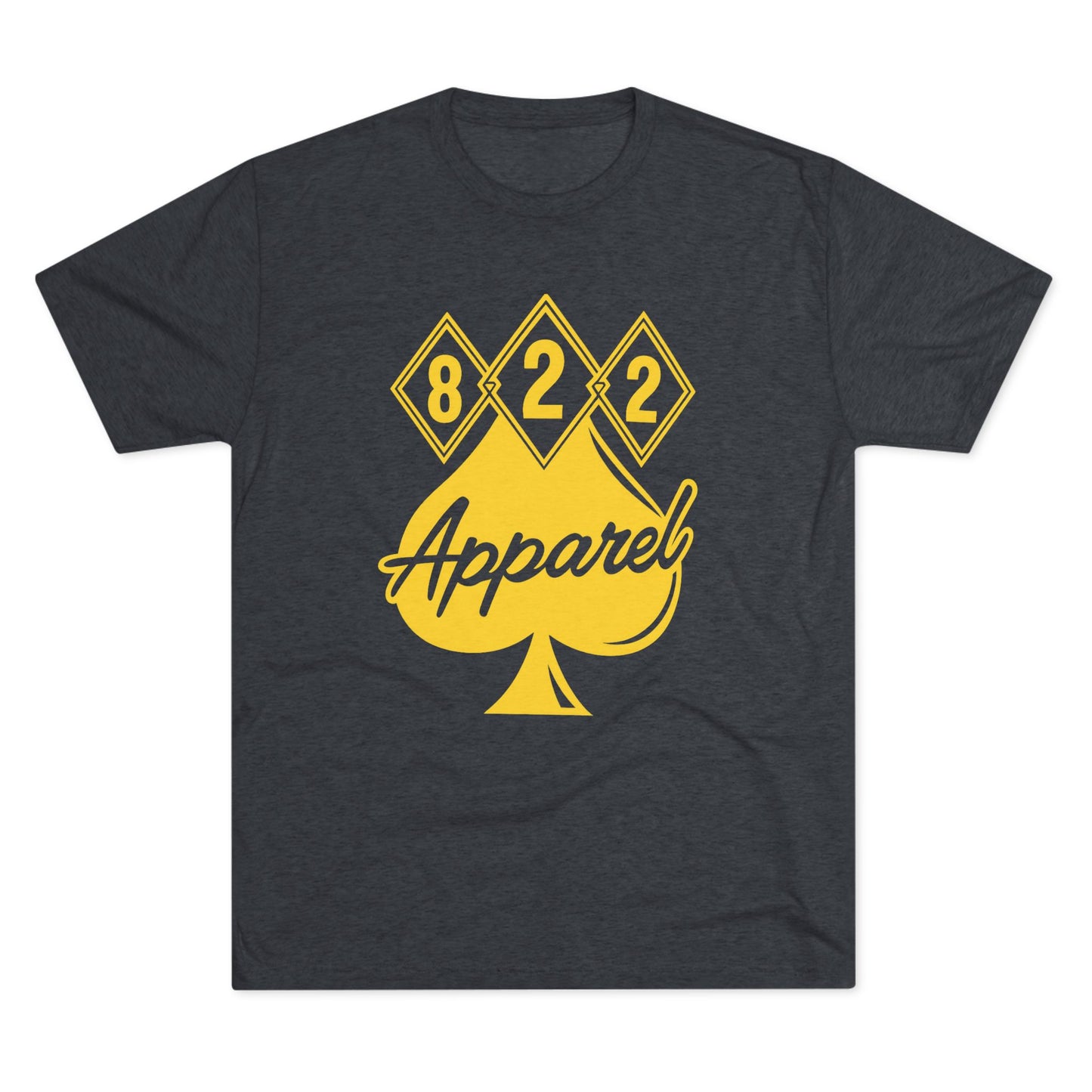 822 Apparel Spade Logo T‑Shirt — Vintage Casino Poker Graphic Tee
