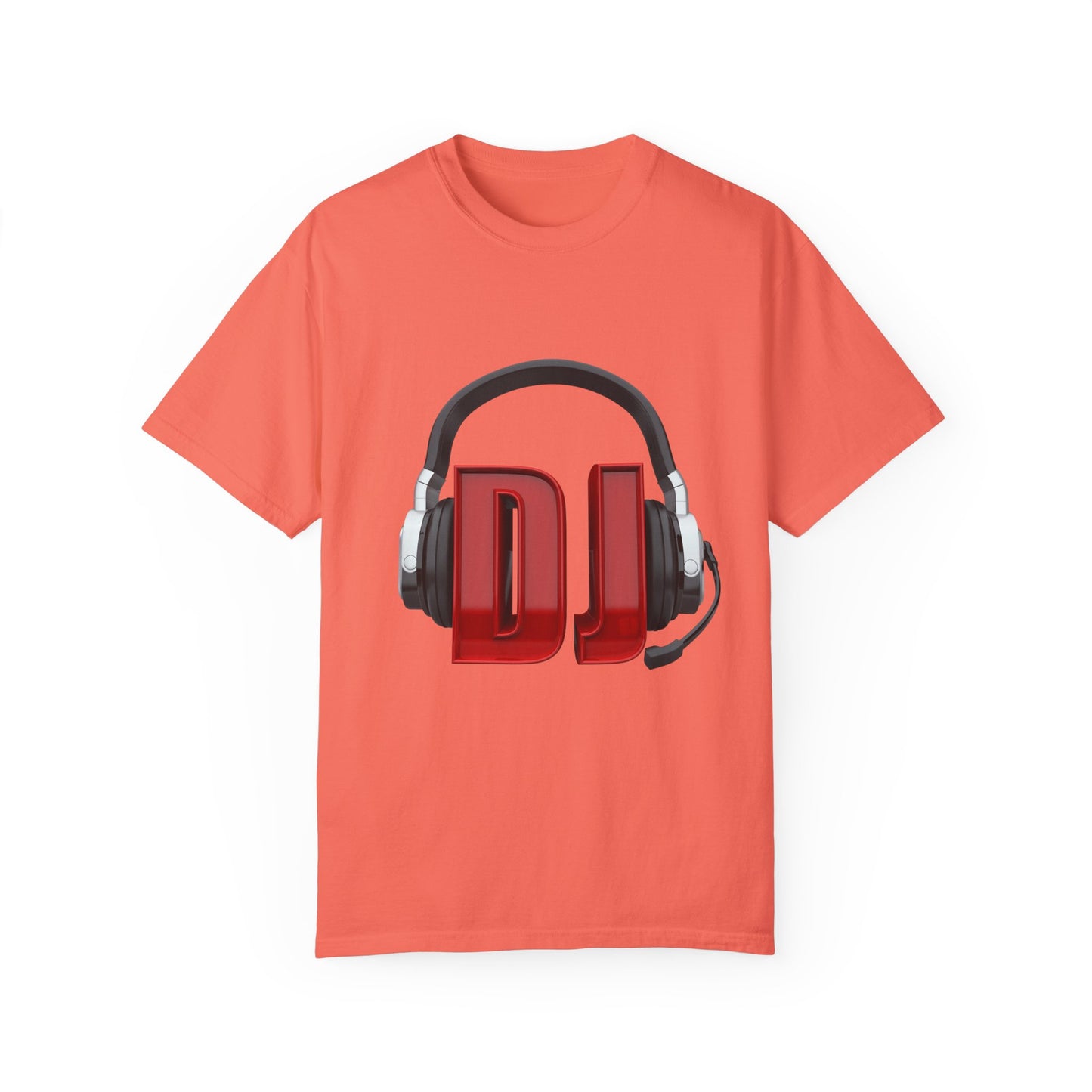 DJ Headset Graphic Unisex Garment-Dyed T-Shirt