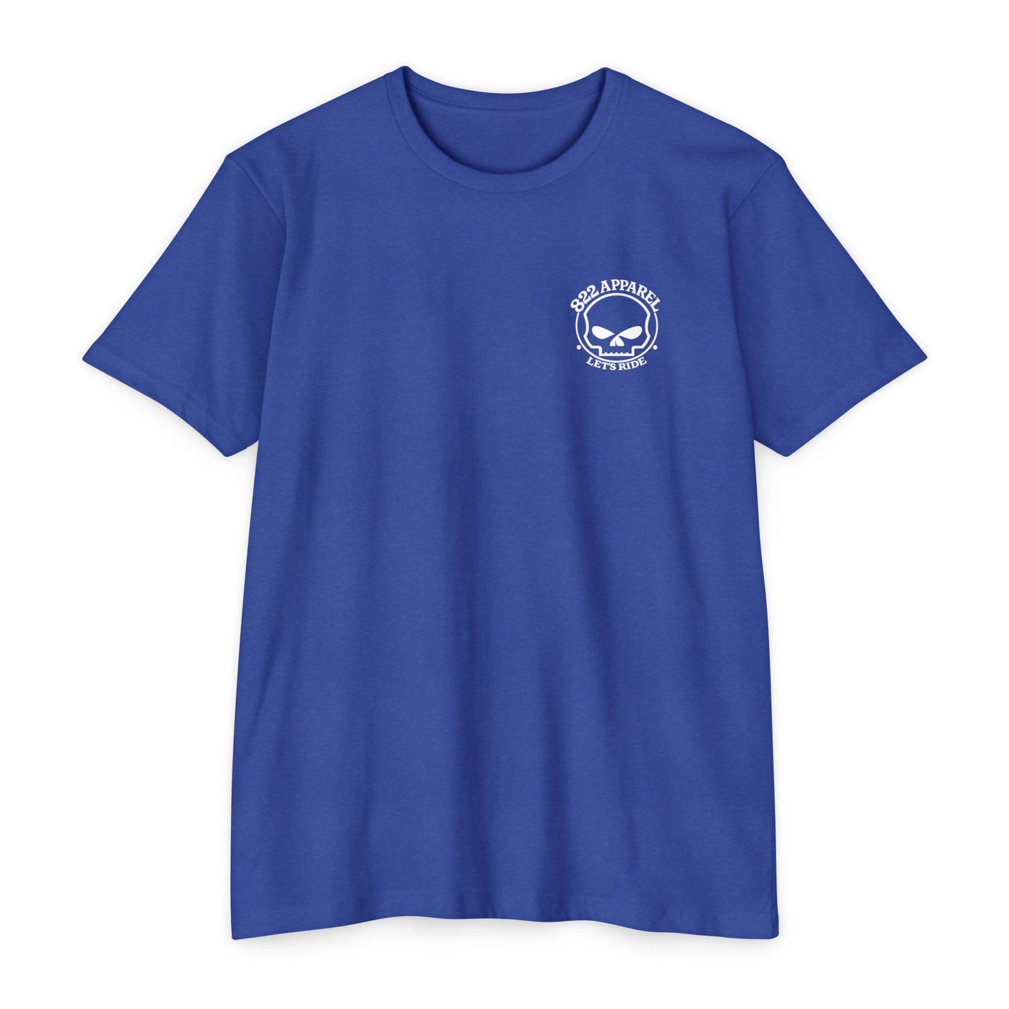 Skull Logo "822 Apparel - Let's Ride" T-Shirt