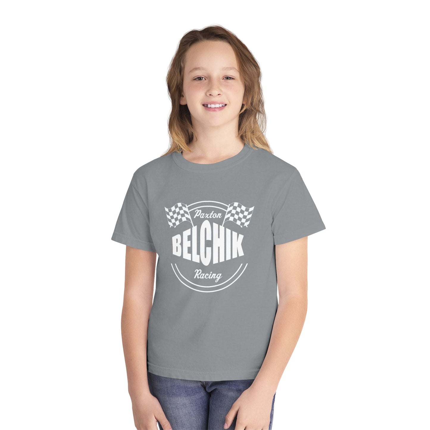Youth Racing Tee - Perfect for Young Fans, Sports Events, Birthday Gifts, Team Spirit, Kids' Activities, and Everyday Wear