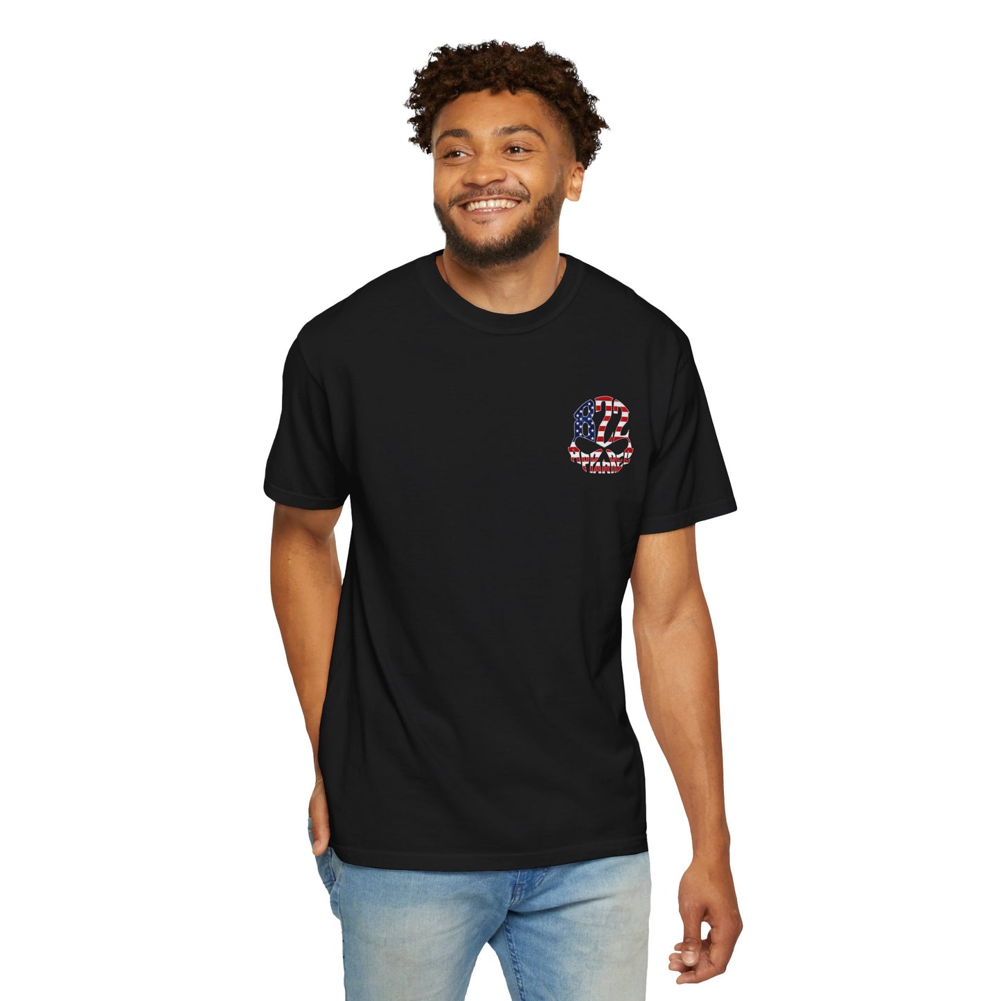 Patriotic 822 Apparel T-Shirt — American Flag Graphic Tee