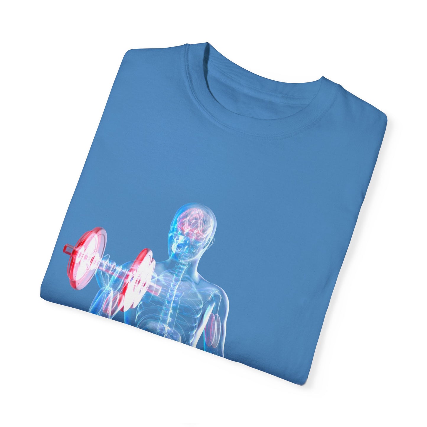 Unisex Fitness Anatomy Graphic T-Shirt - Weightlifting Design