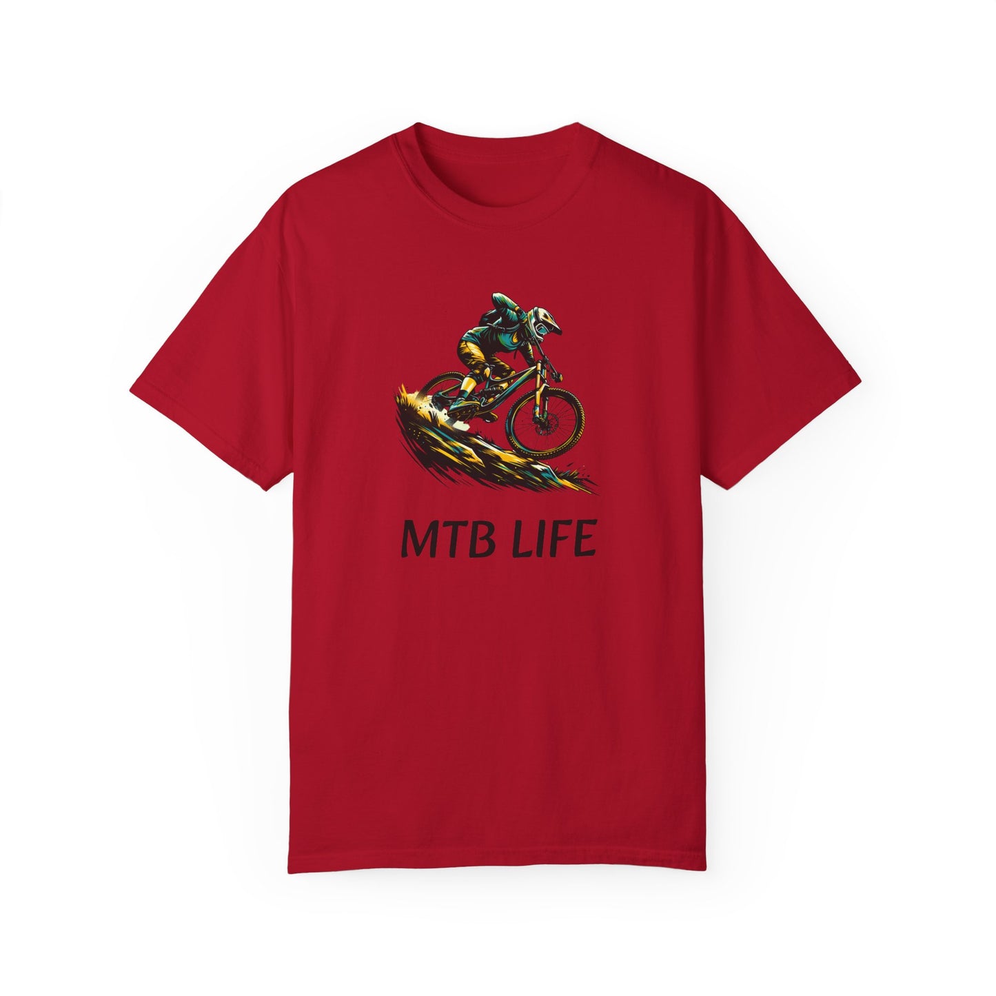 Unisex Garment-Dyed T-Shirt - MTB Life & 822 Apparel Designs for Active Lifestyles