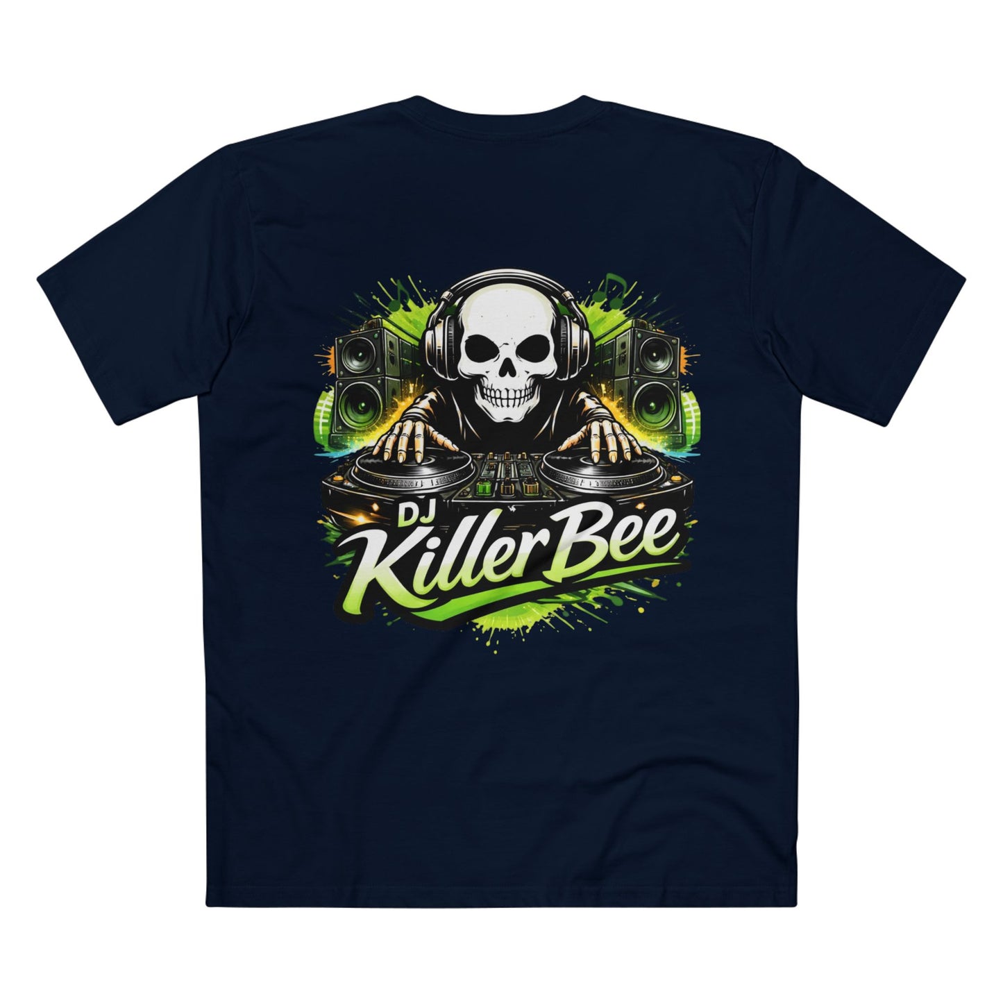 DJ Killer Bee Skull Logo T-Shirt — EDM DJ Music Tee