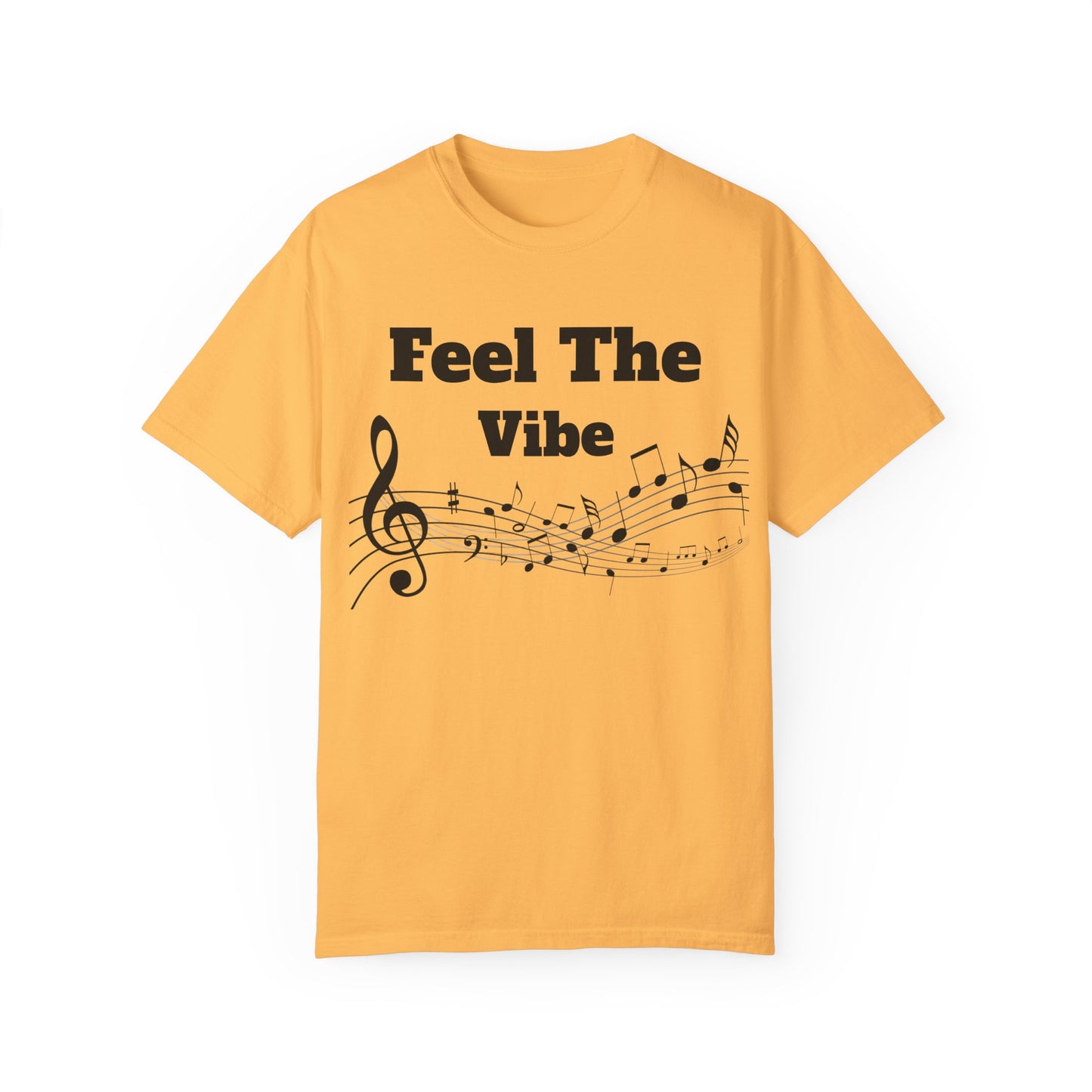 Feel The Bass Unisex Garment-Dyed T-Shirt | Music Lovers Tee