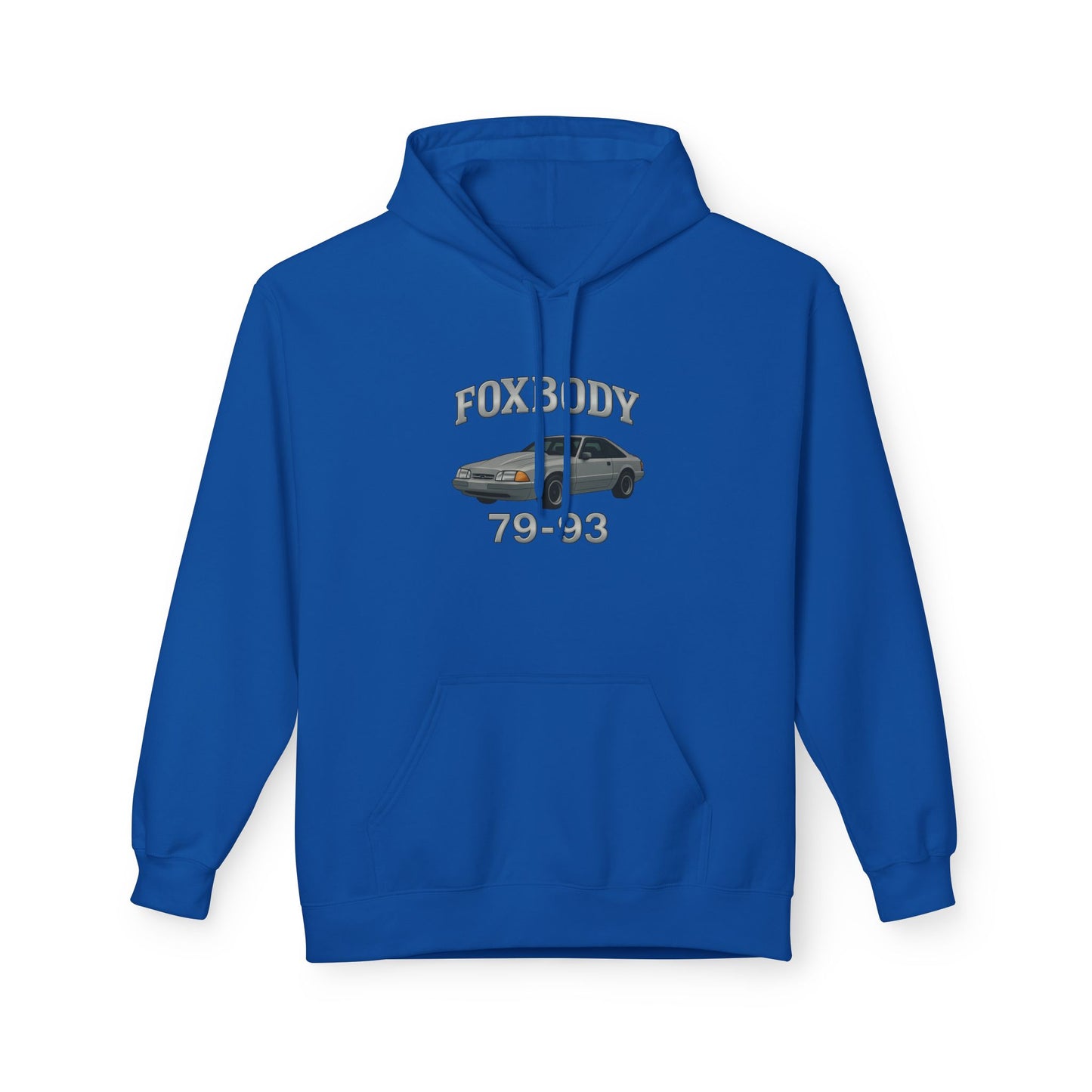 Fox Body Car Enthusiast Hoodie, Vintage Auto Apparel, Gift for Car Lovers, Unisex Fleece Sweatshirt, Classic Car Merchandise