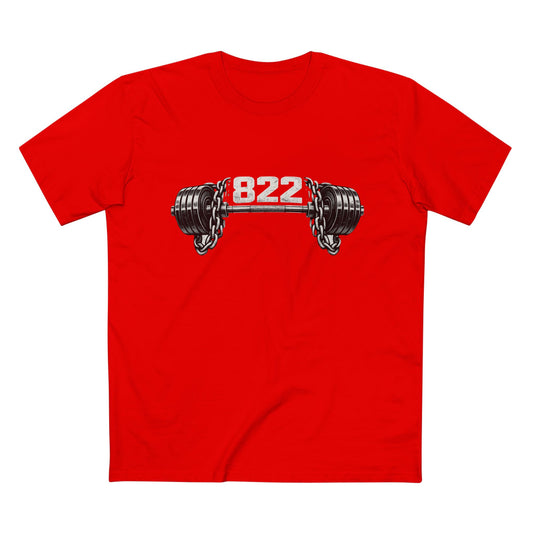 Weightlifting Tee — '822' Barbell Fitness Shirt
