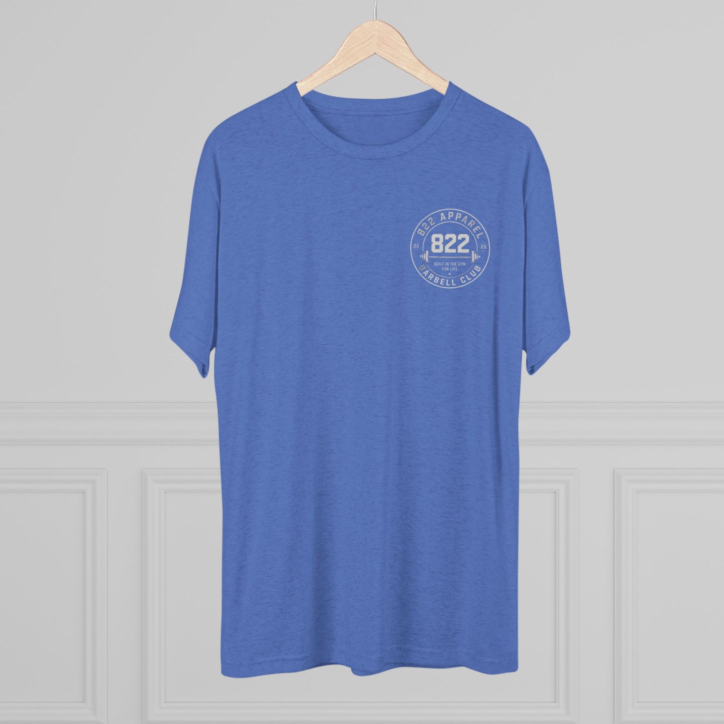 Barbell Club Tee — 822 Apparel 'Built in the Gym for Life' Fitness T-Shirt