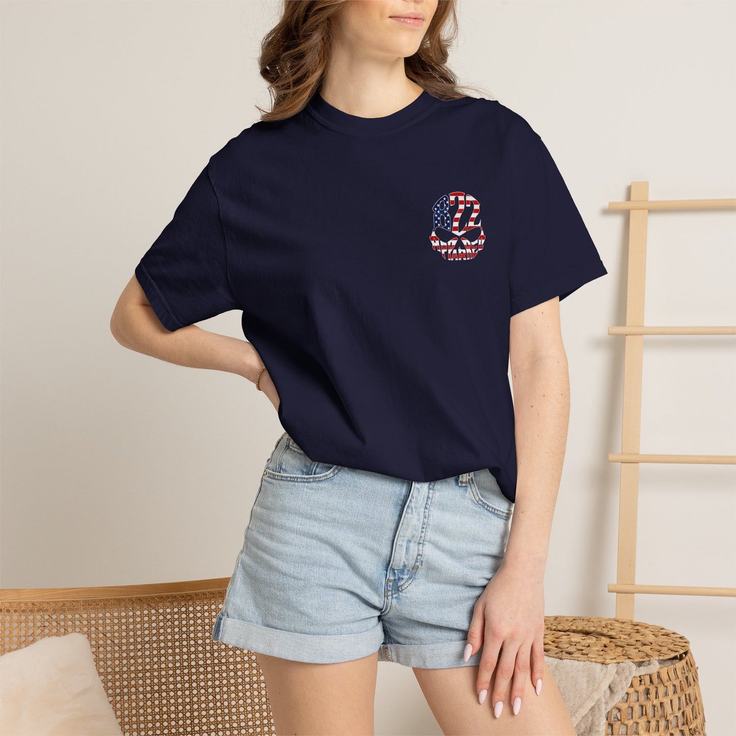 Patriotic 822 Apparel T-Shirt — American Flag Graphic Tee