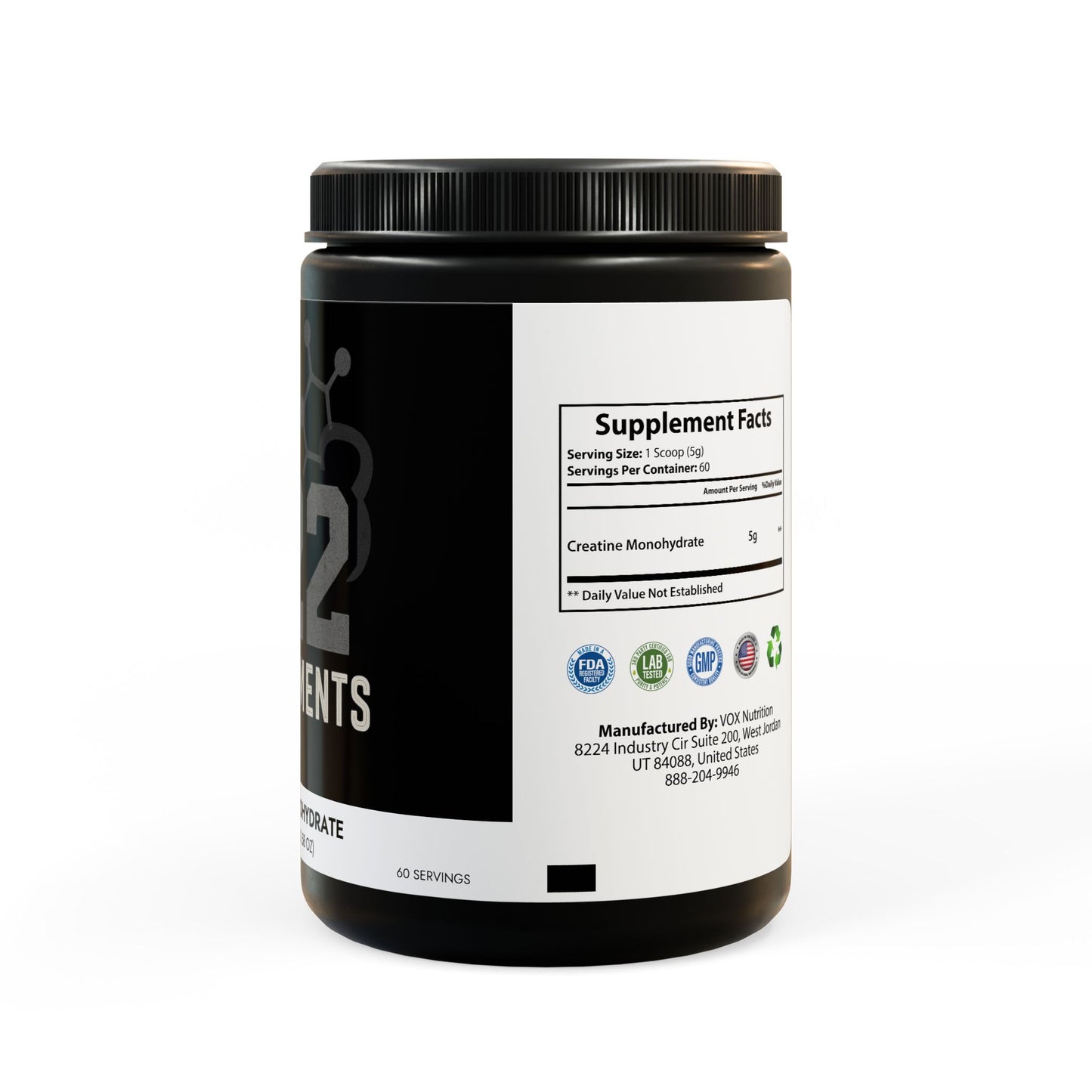 Creatine Monohydrate Supplement (300g, 10.58oz)