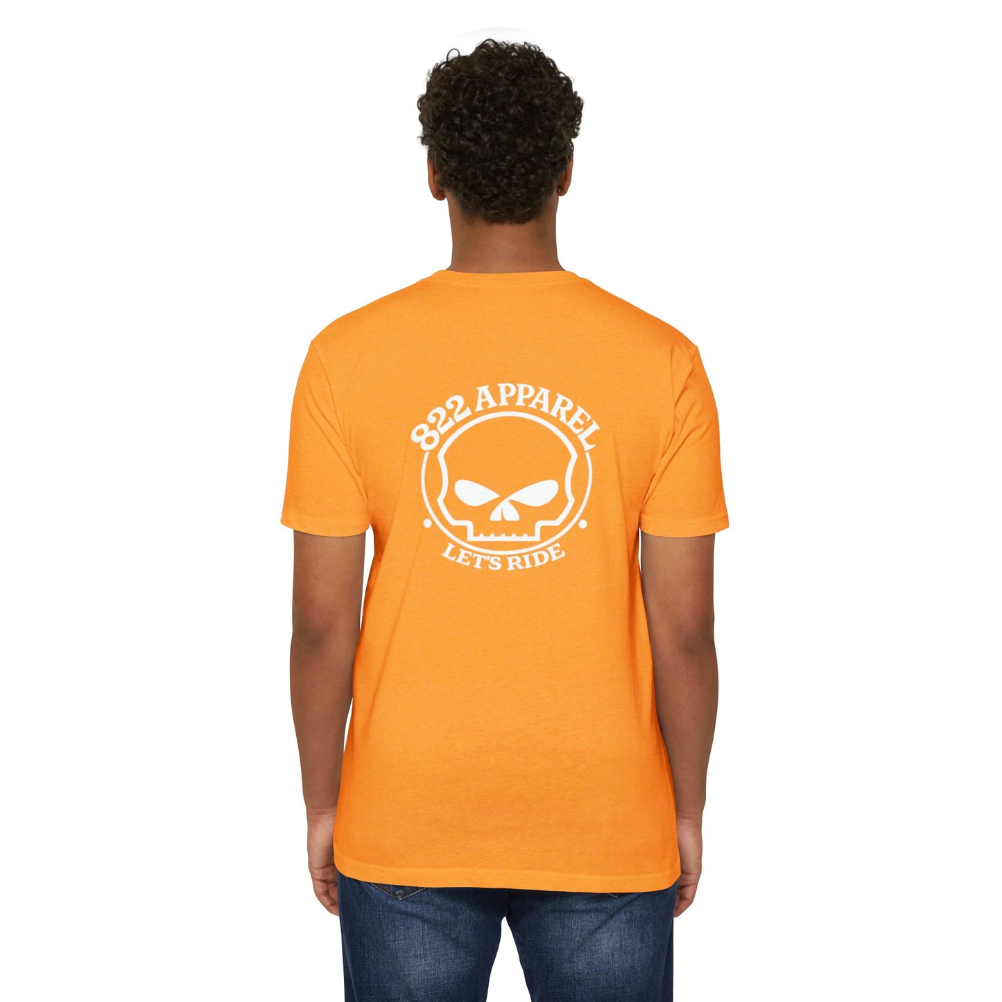 Skull Logo "822 Apparel - Let's Ride" T-Shirt