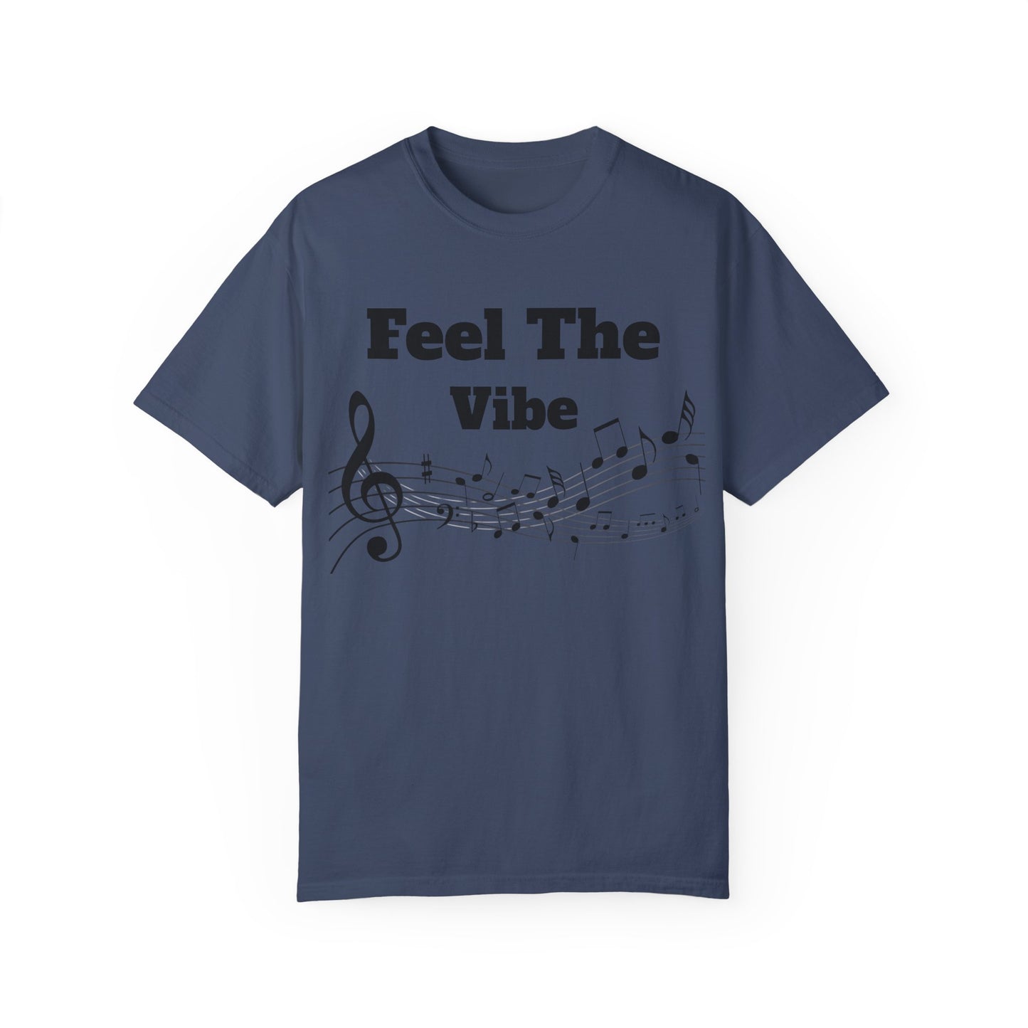 Feel The Bass Unisex Garment-Dyed T-Shirt | Music Lovers Tee