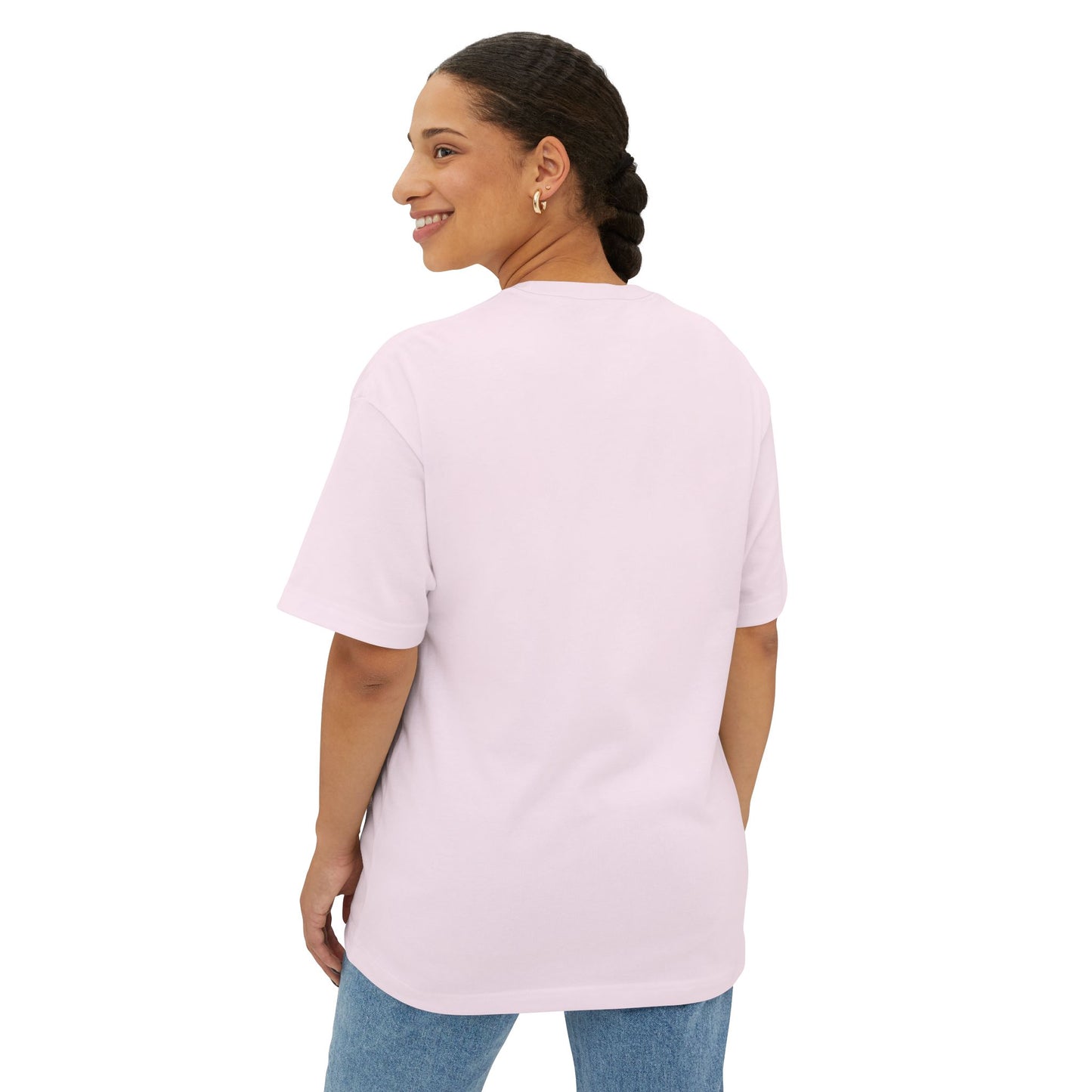 Colorful Silhouette Unisex Oversized Boxy Tee - Casual Streetwear for Everyday Style