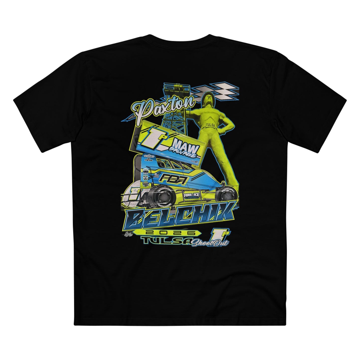 PBR Sprint Car Racing Tee – Paxton Belchik 2023 Graphic Shirt