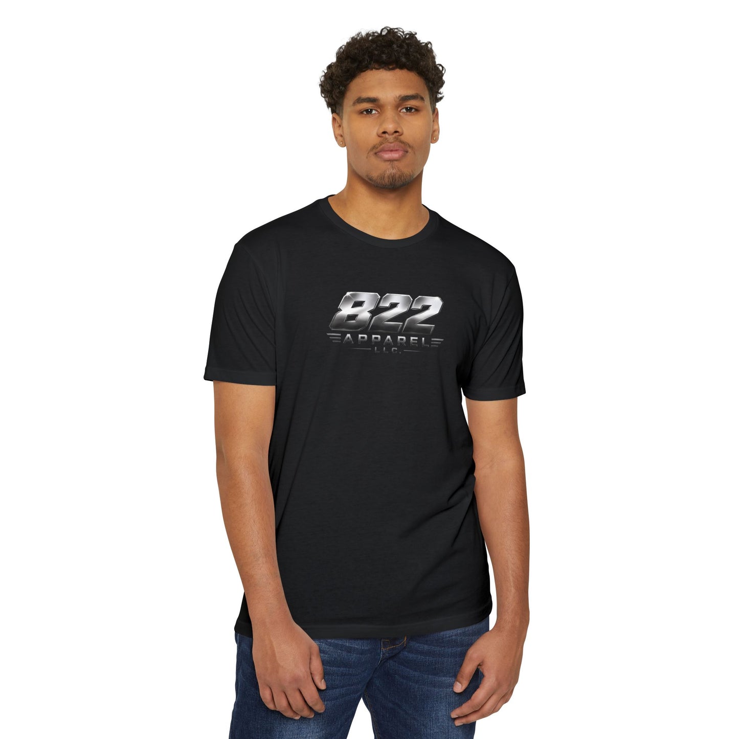 822 Apparel Metallic Logo T-Shirt