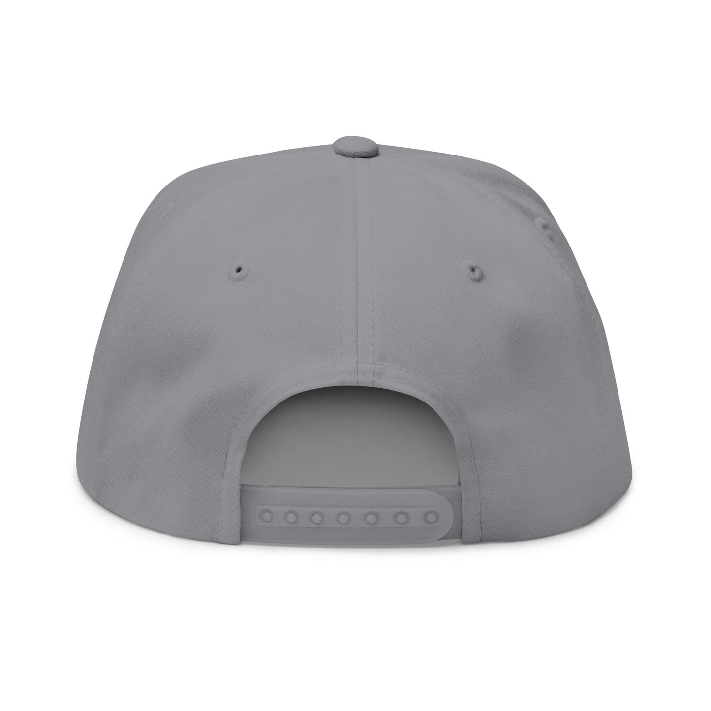 Embroidered Sports Flat Bill Cap - Perfect for Athletes & Outdoor Enthusiasts