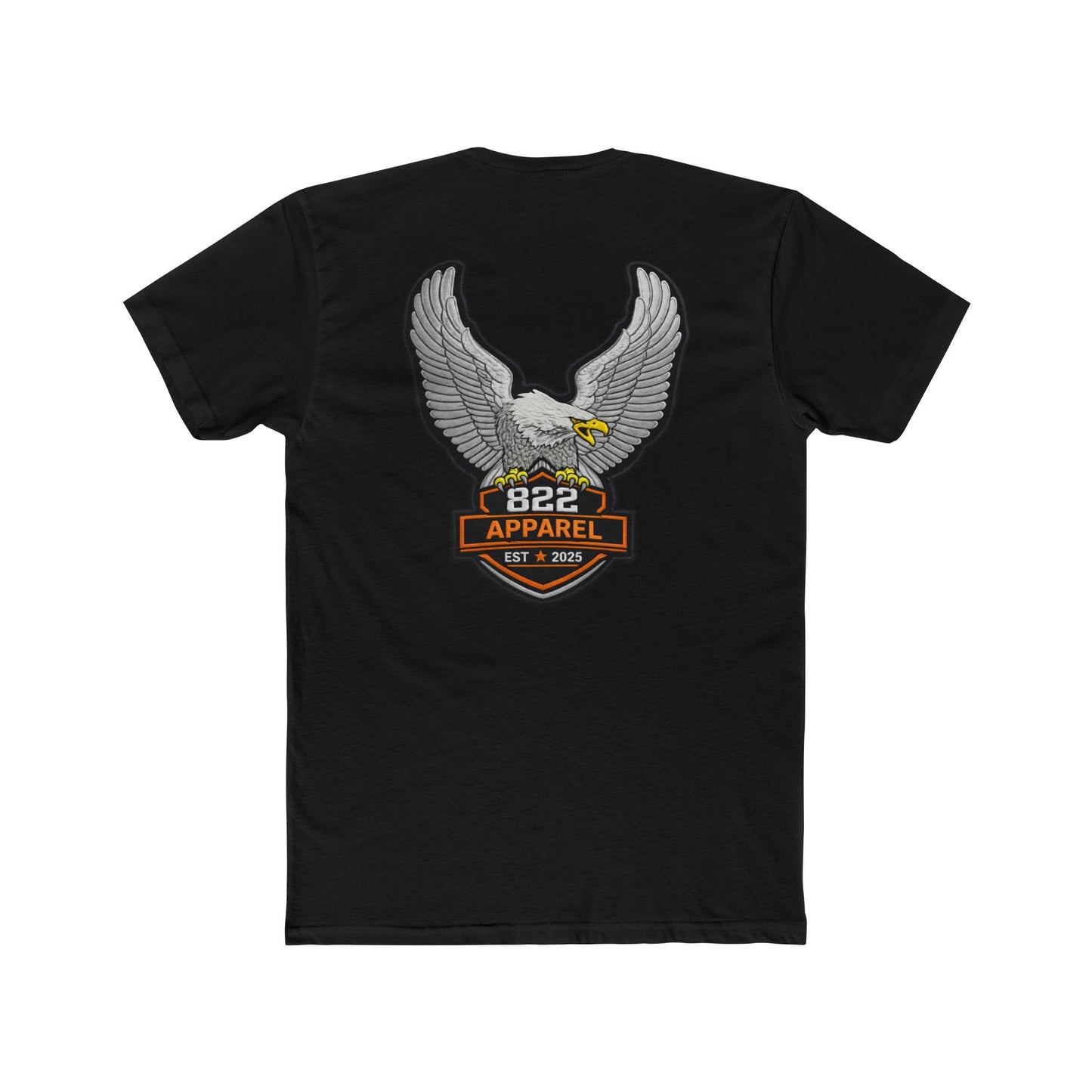 Eagle Logo Tee — 822 Apparel Chest & Back Graphic T-Shirt