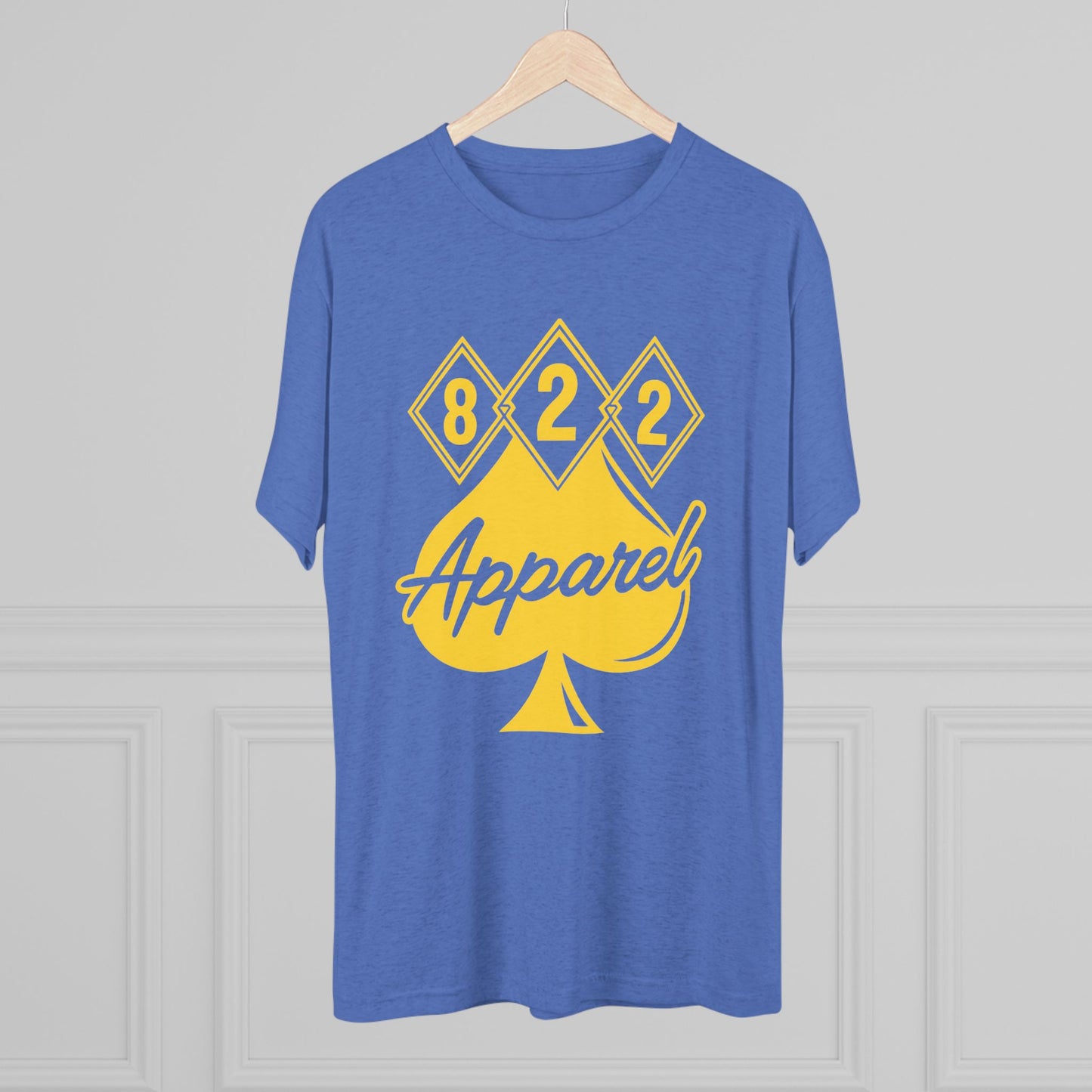 822 Apparel Spade Logo T‑Shirt — Vintage Casino Poker Graphic Tee