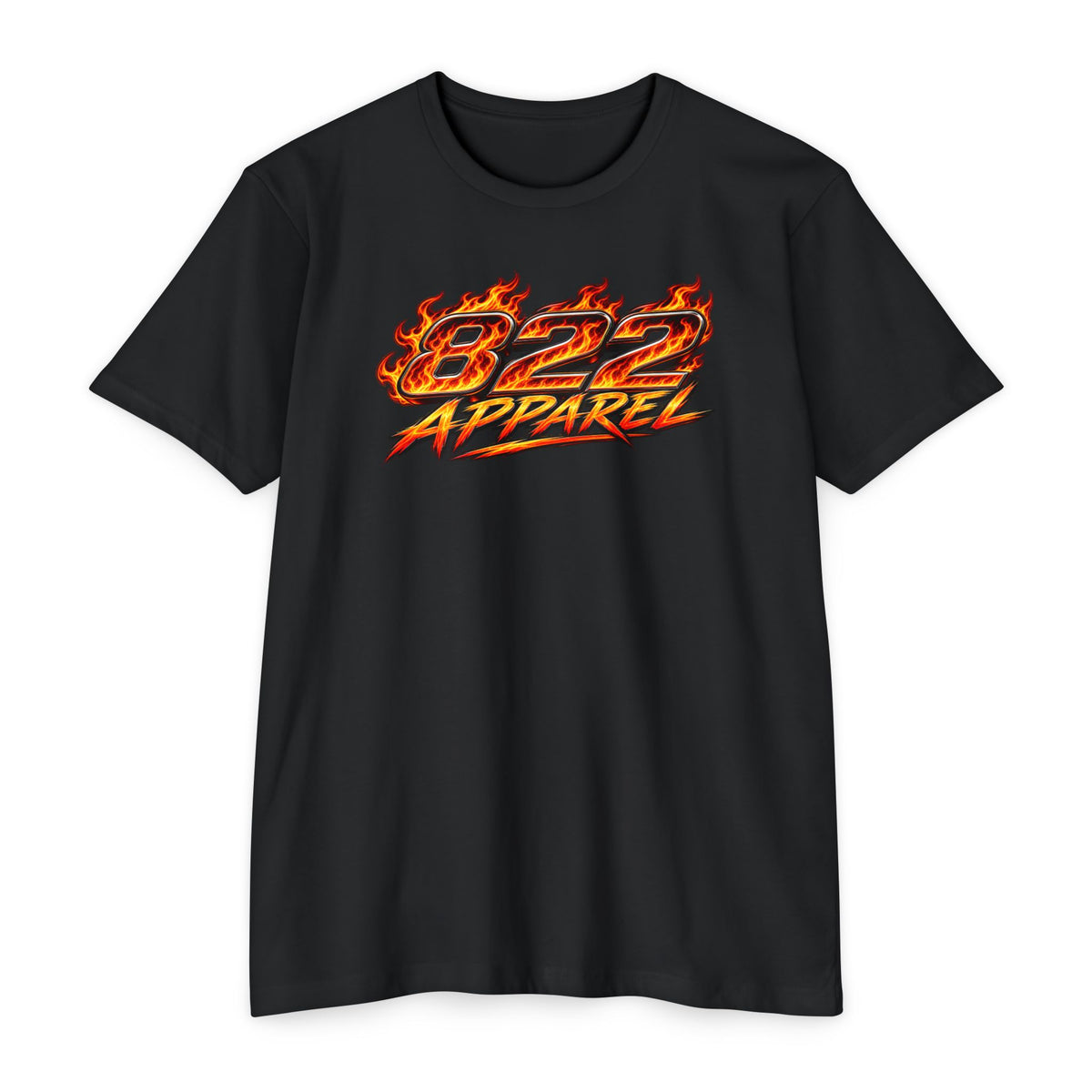 822 Apparel Flame Logo T-Shirt