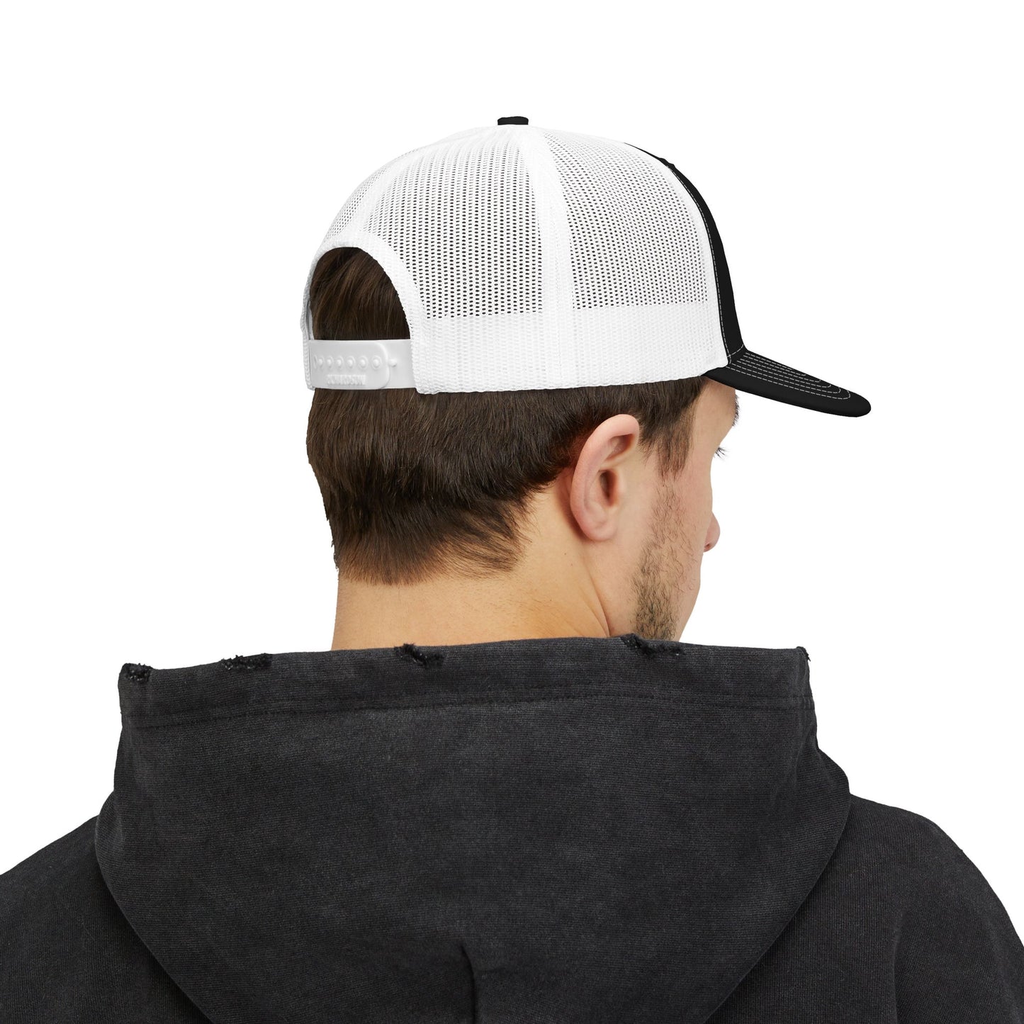 Trucker Cap — "822 Performance" American Flag Racing Snapback